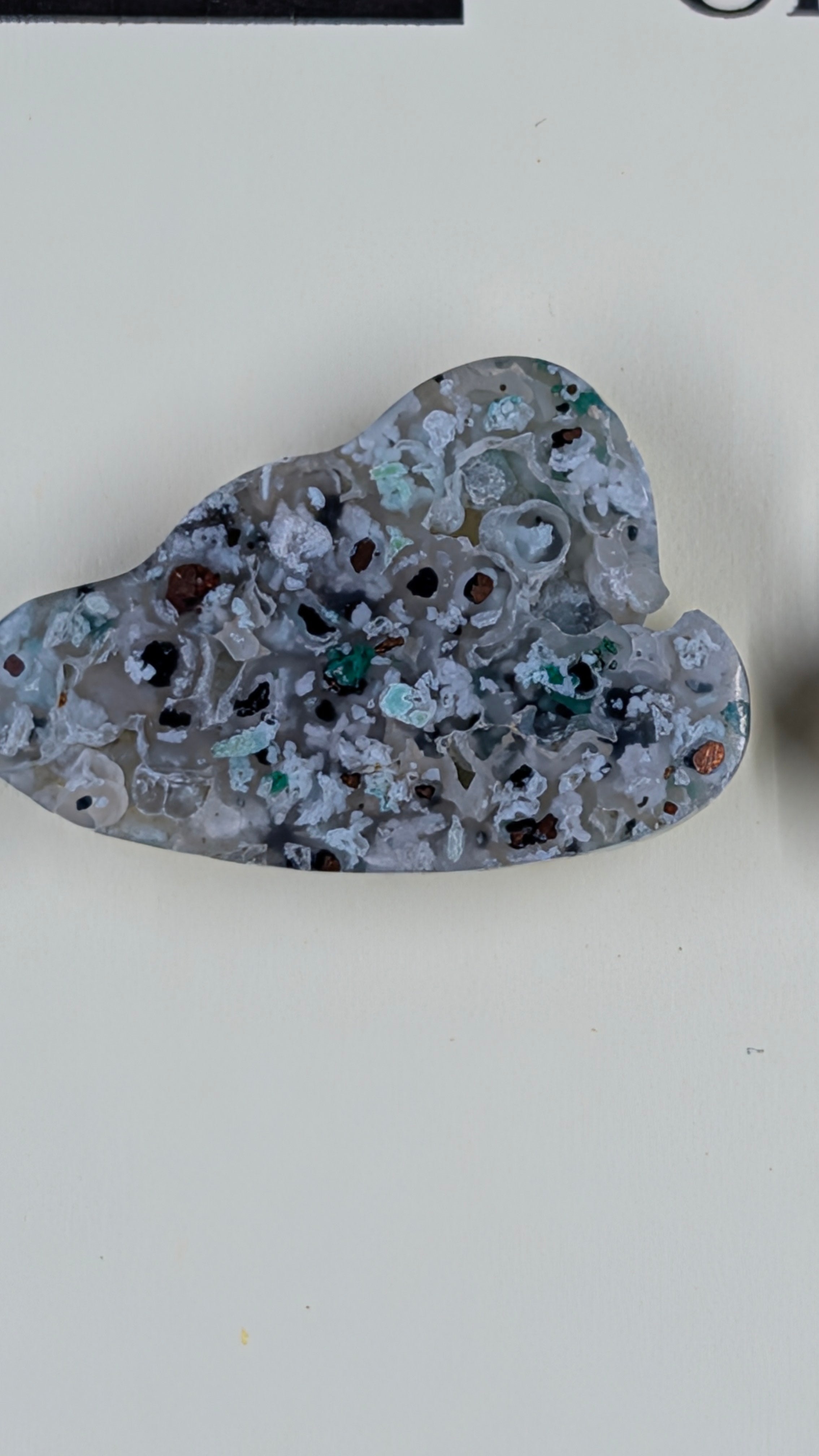 Cloud Shape - Confetti Chrysocolla - Sacred Alchemy Select - Design-Ready Pair.