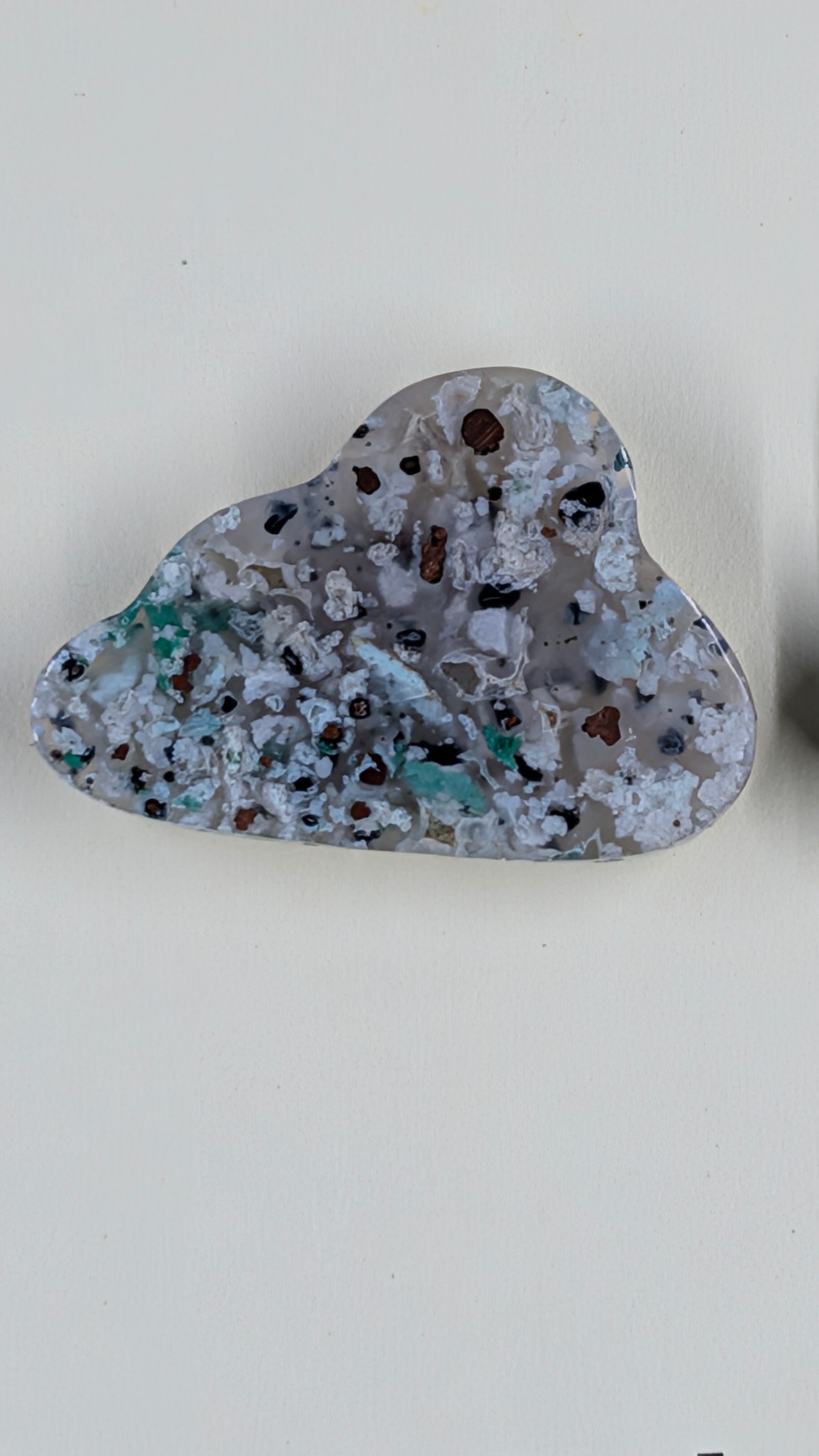 Cloud Shape - Confetti Chrysocolla - Sacred Alchemy Select - Design-Ready Pair.