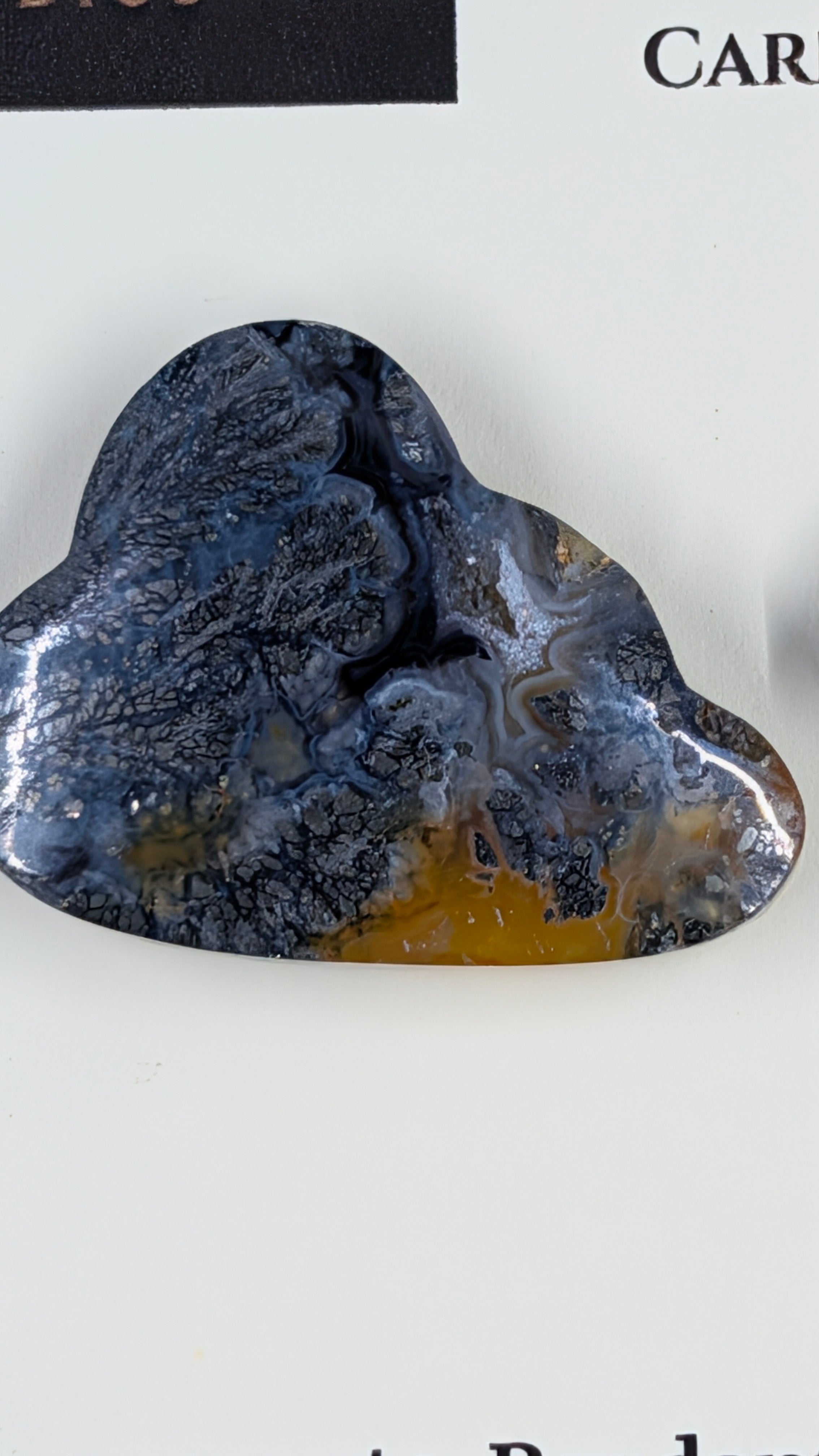 Cloud Shape - Marcasite in Agate - Sacred Alchemy Select - Design-Ready Set