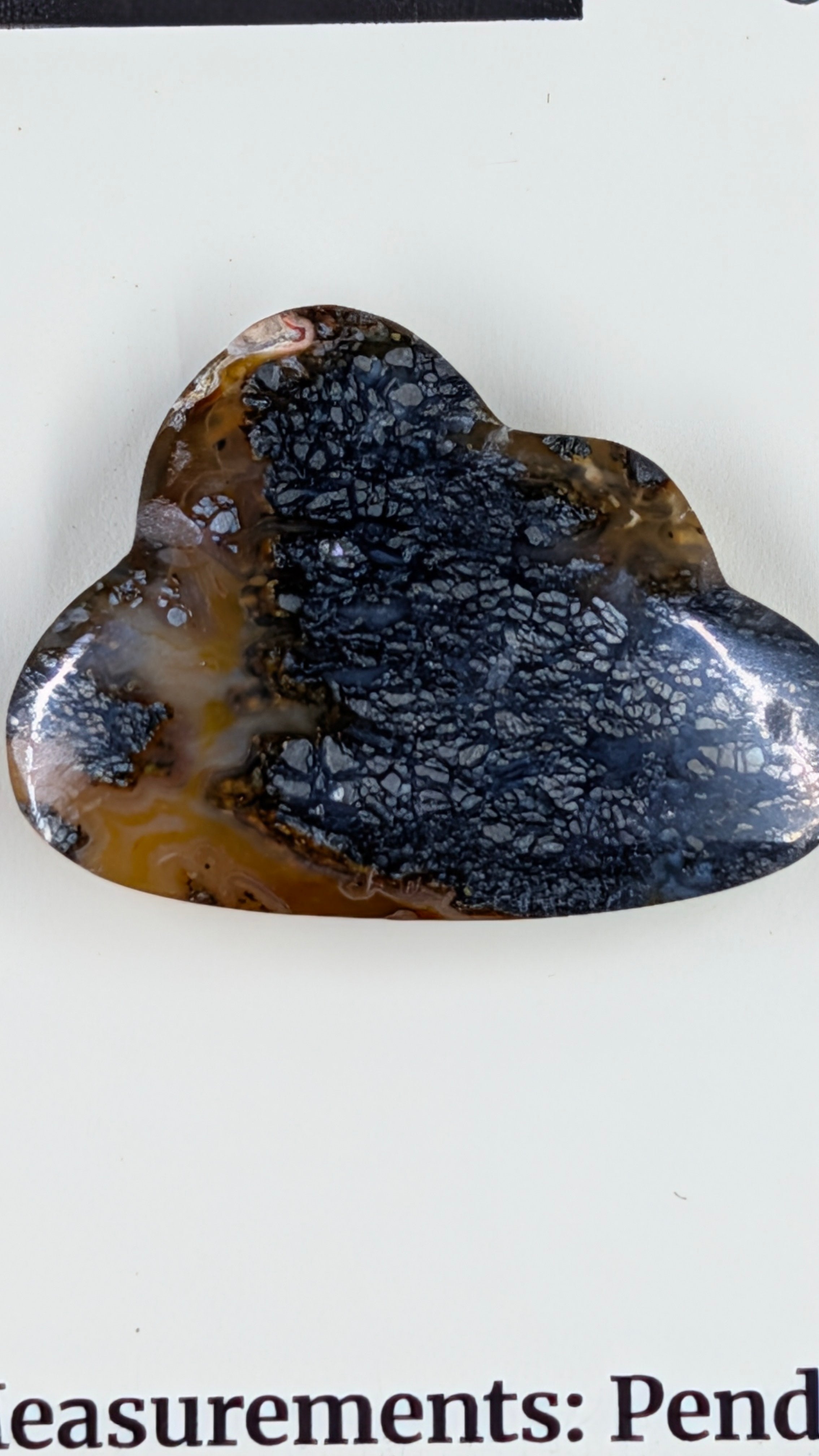 Cloud Shape - Marcasite in Agate - Sacred Alchemy Select - Design-Ready Set