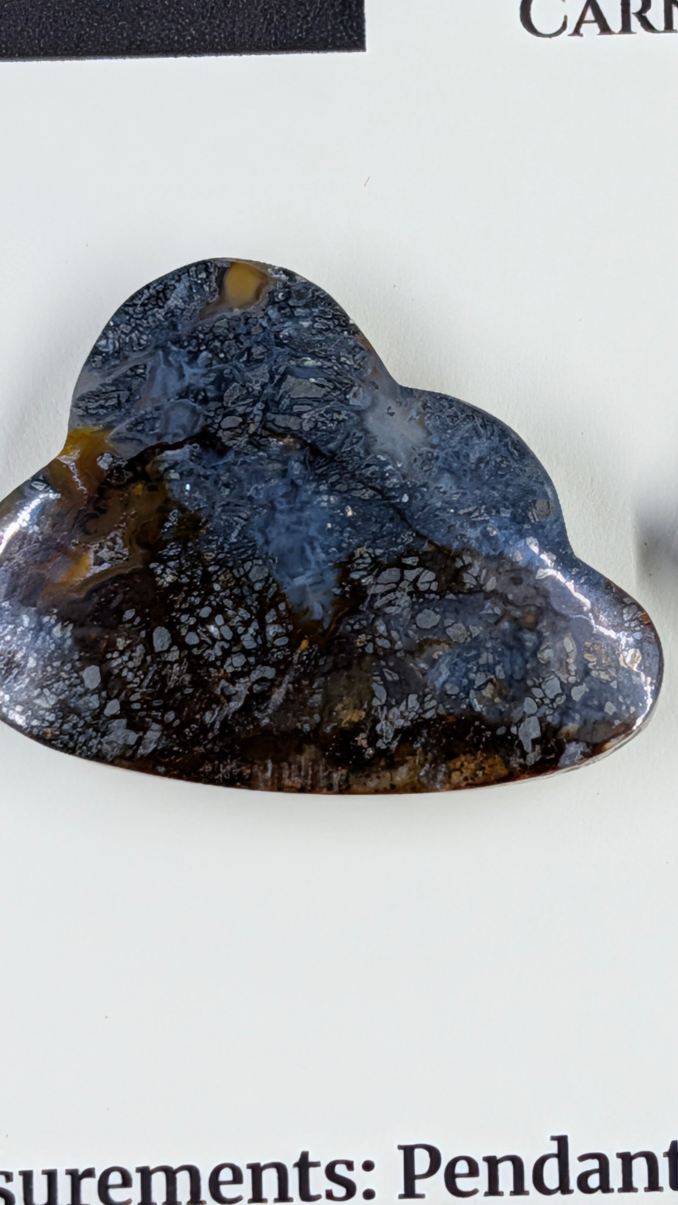 Cloud Shape - Marcasite in Agate - Sacred Alchemy Select - Design-Ready Set