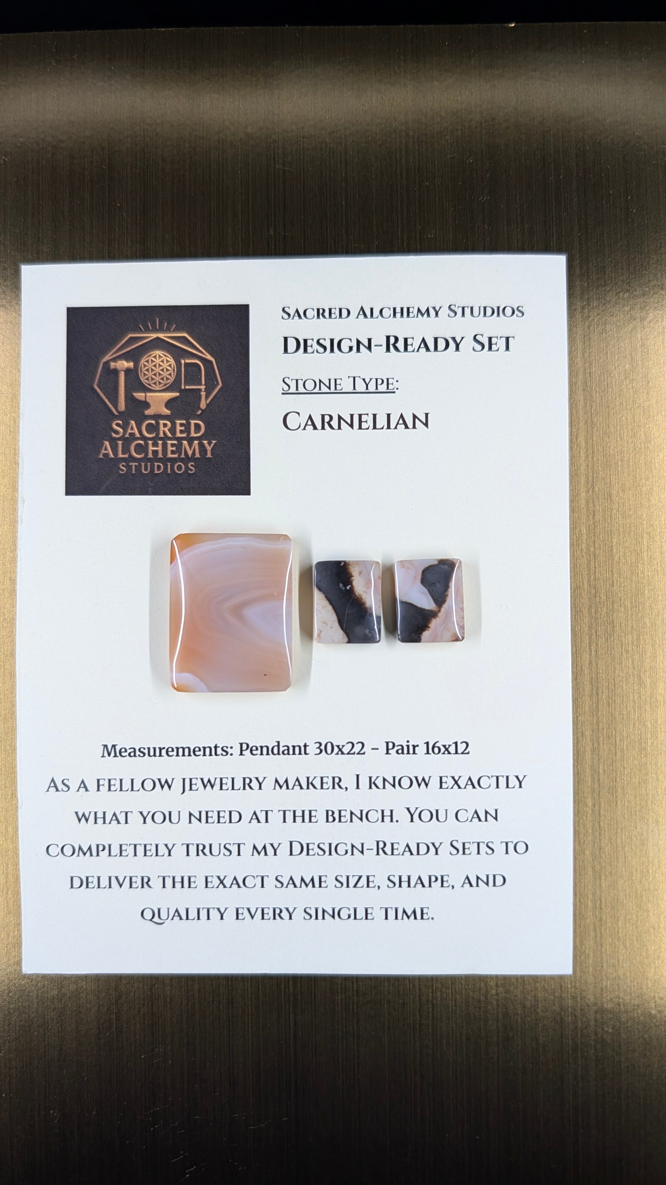 Rectangle Shape - Carnelian - Design-Ready Set