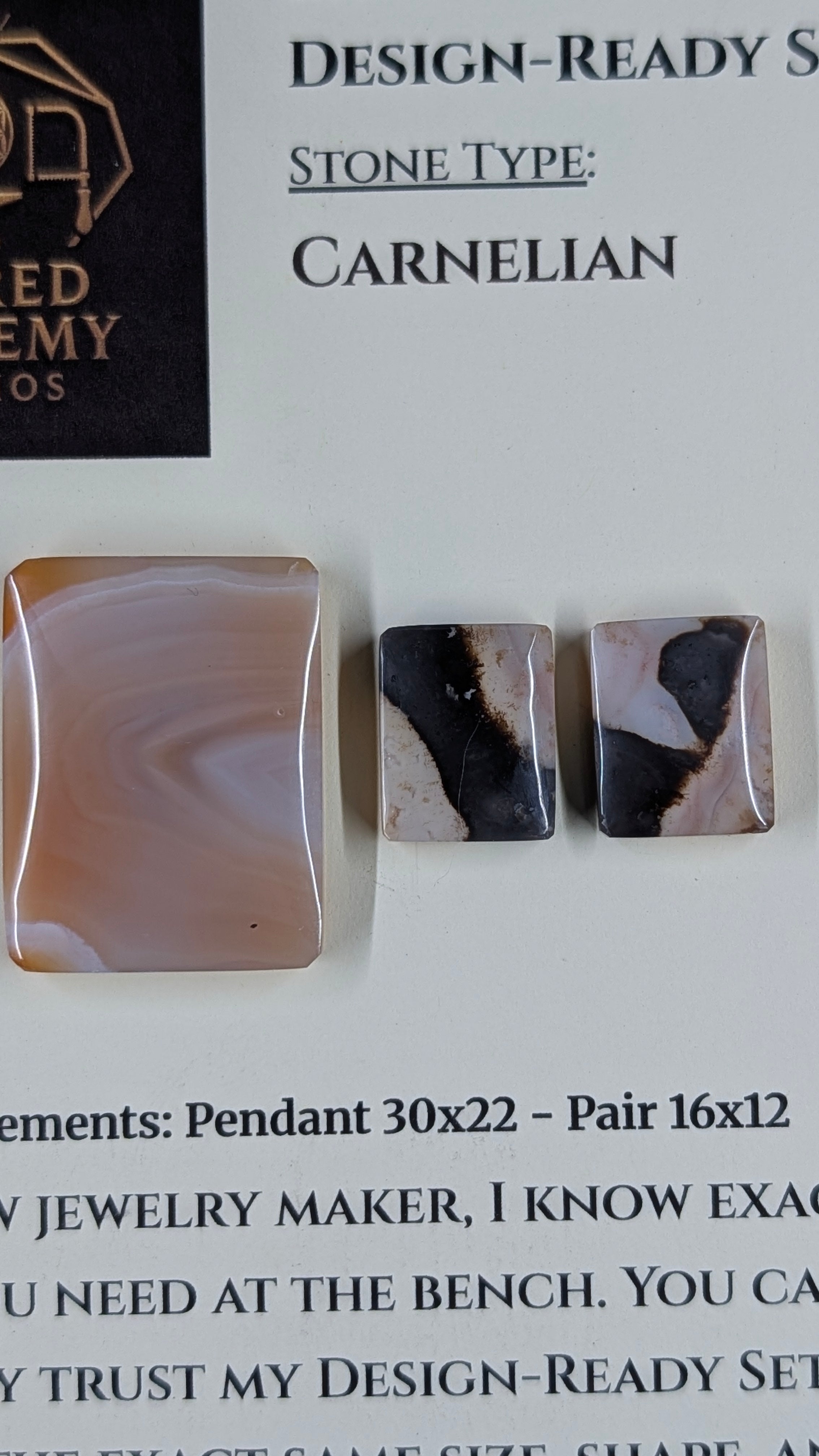 Rectangle Shape - Carnelian - Design-Ready Set