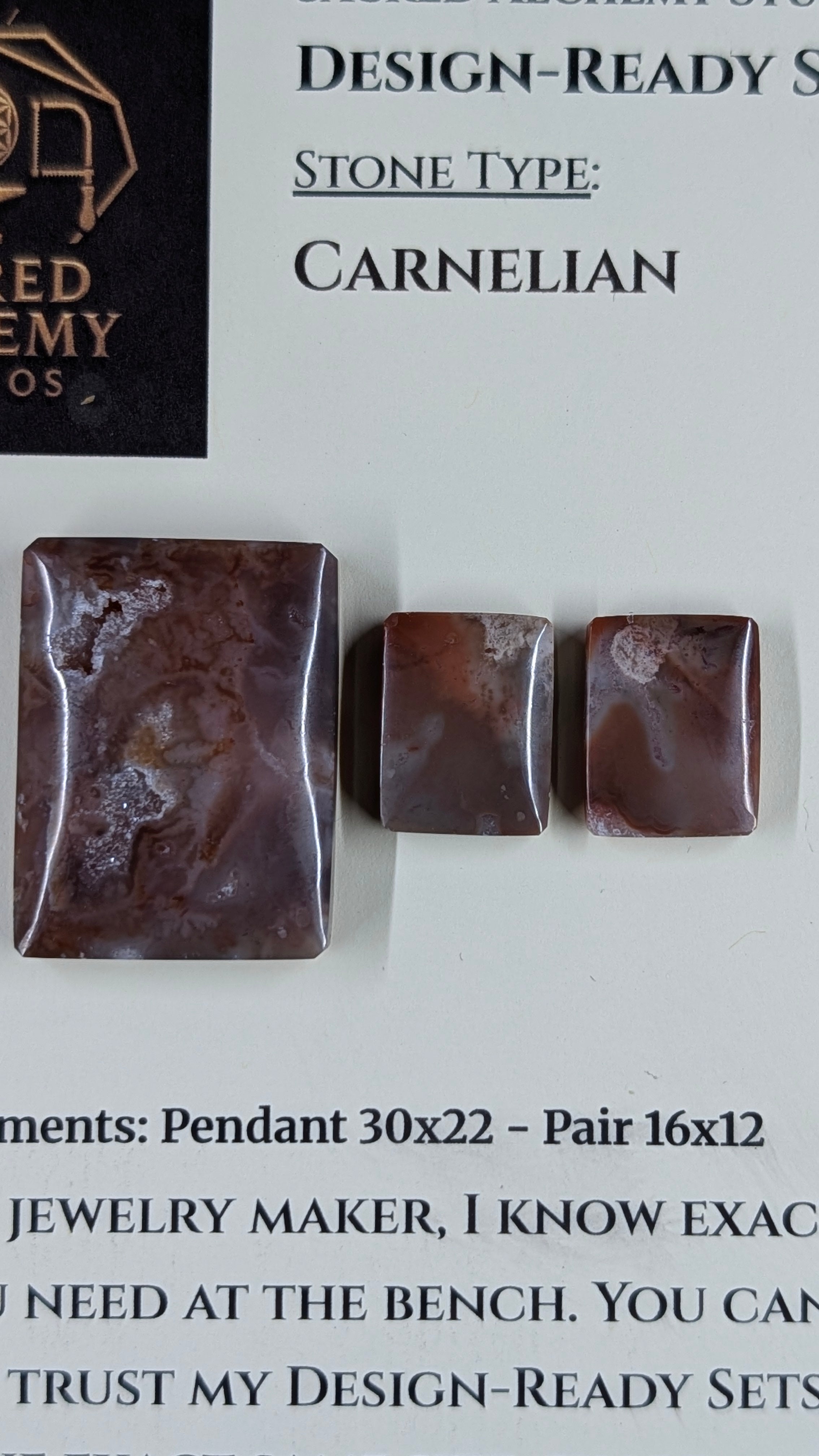 Rectangle Shape - Carnelian - Design-Ready Set