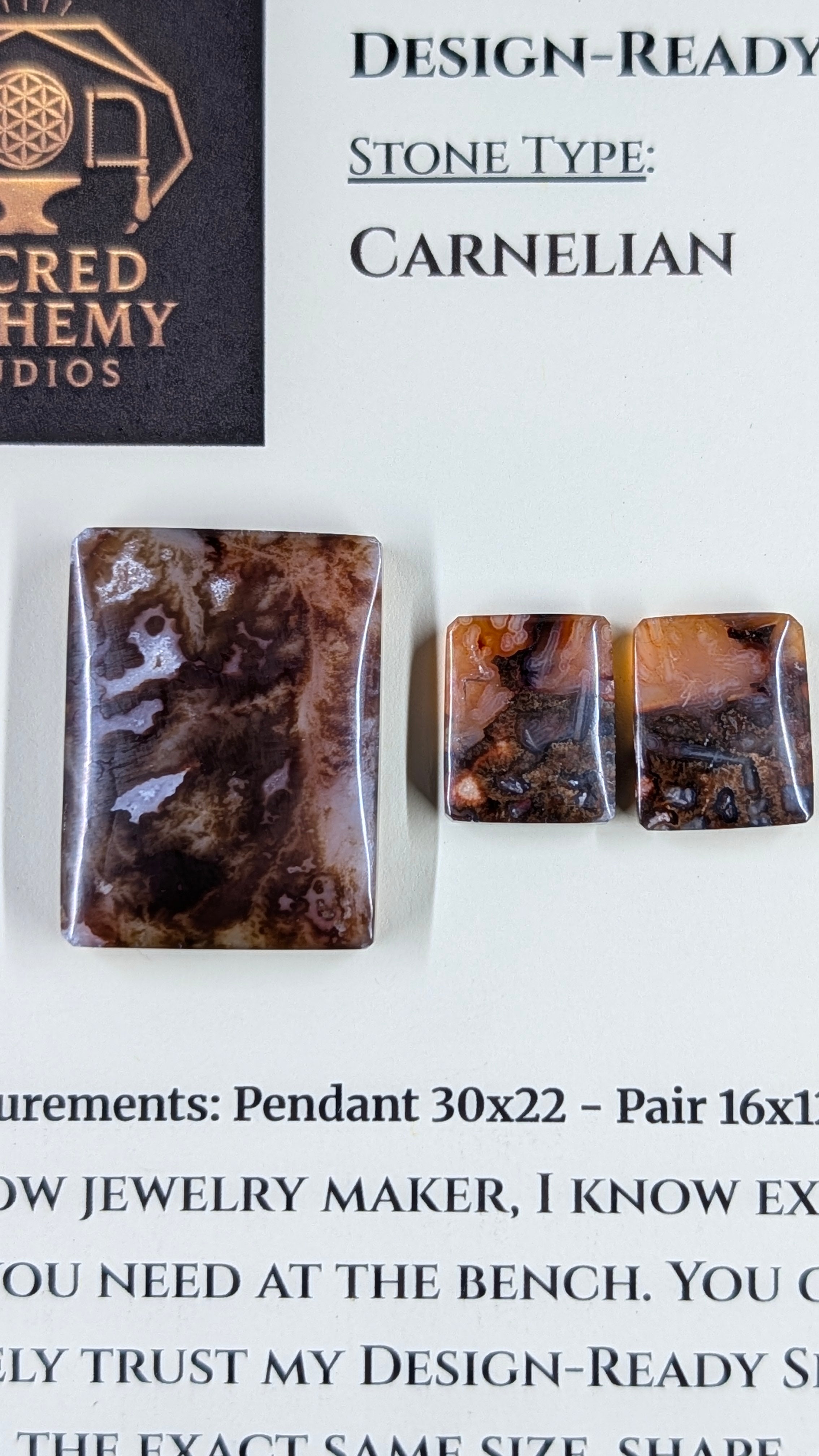 Rectangle Shape - Carnelian - Design-Ready Set