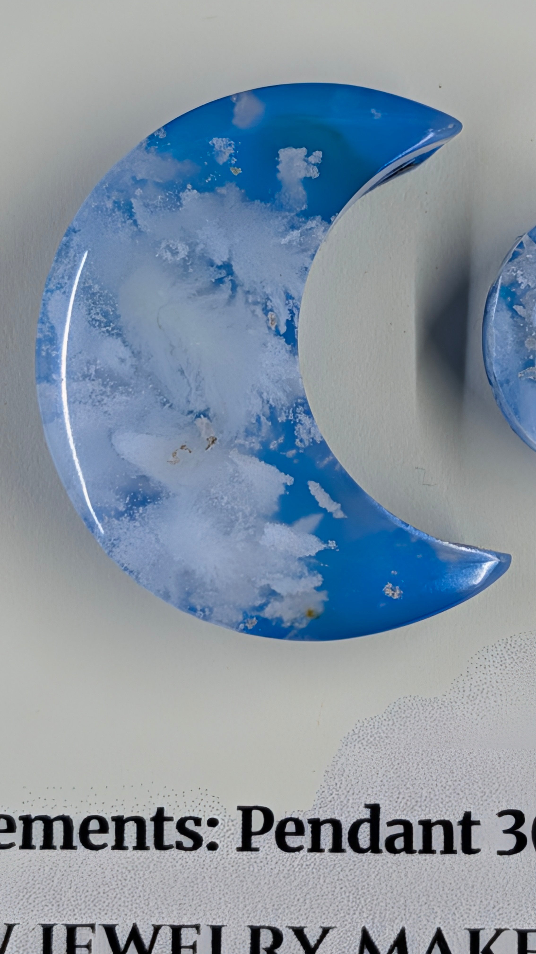 Crescent Moon - Blue Plume Doublet - Design-Ready Set