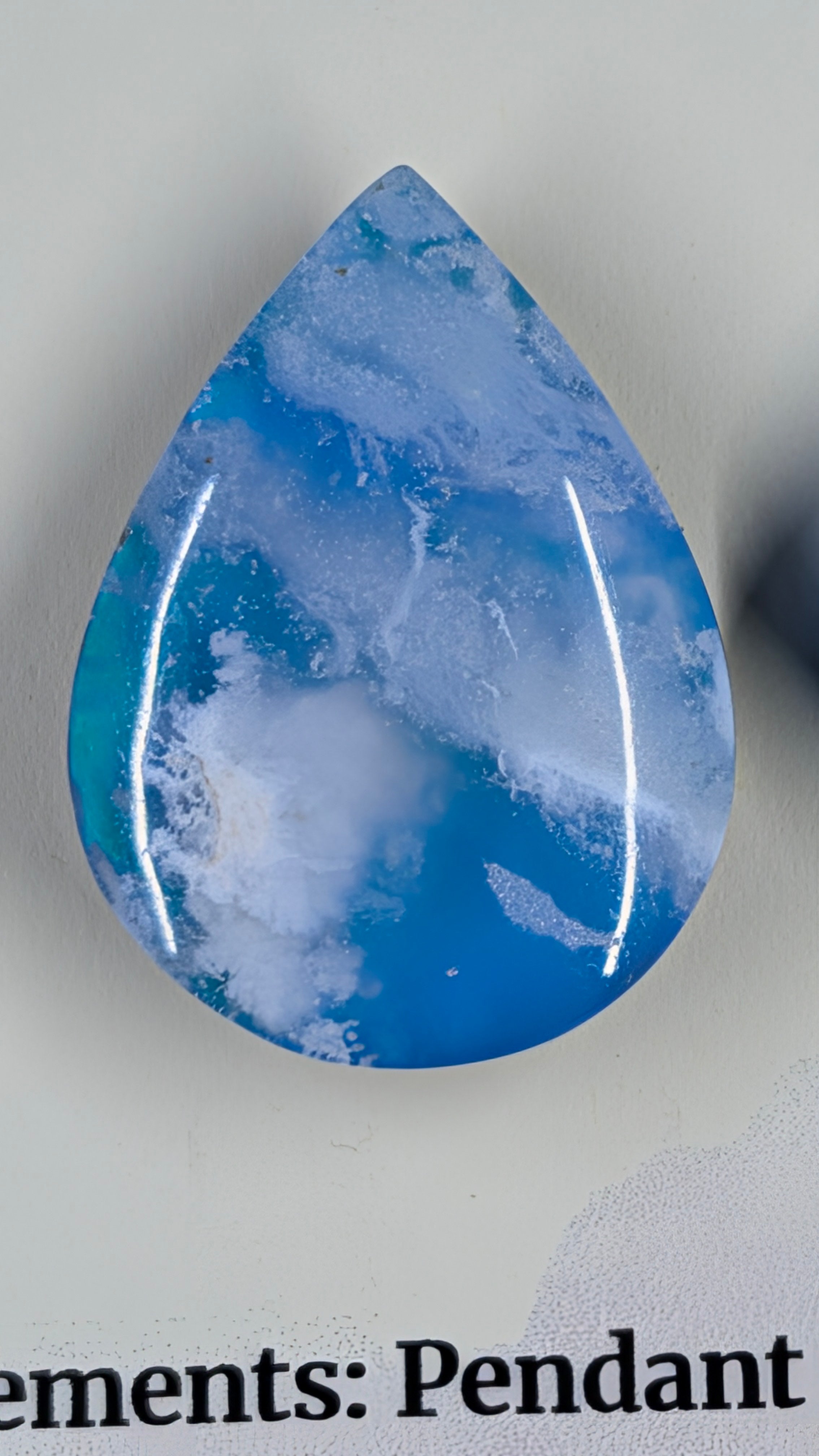 Tear Shape - Blue Plume Doublet - Design-Ready Set