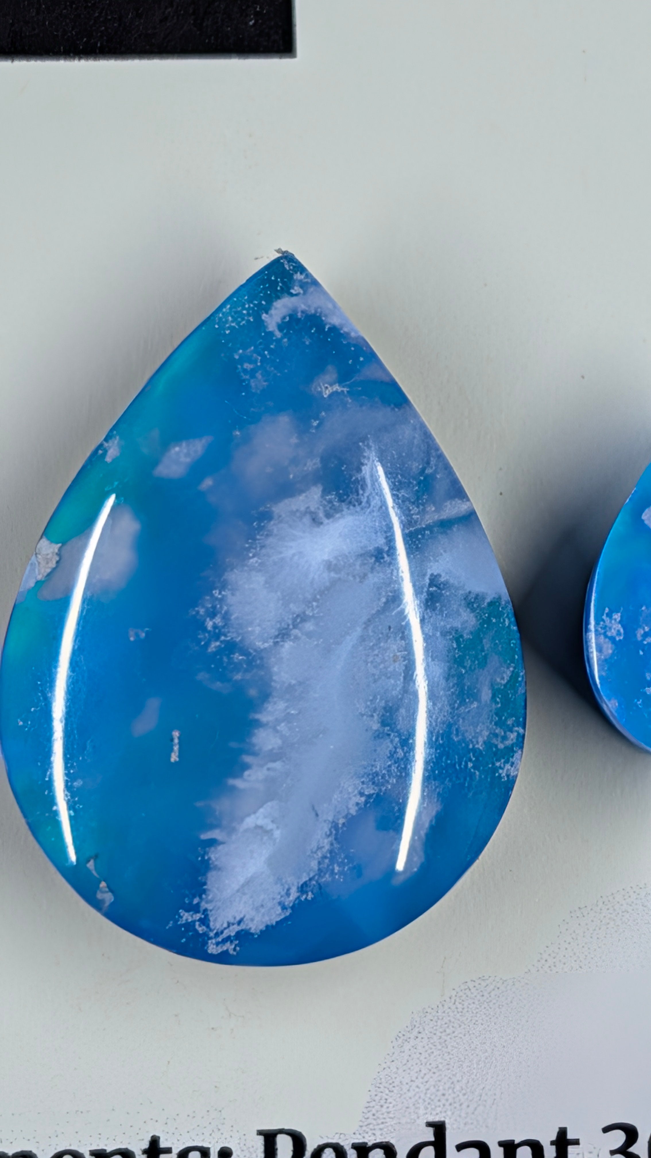 Tear Shape - Blue Plume Doublet - Design-Ready Set