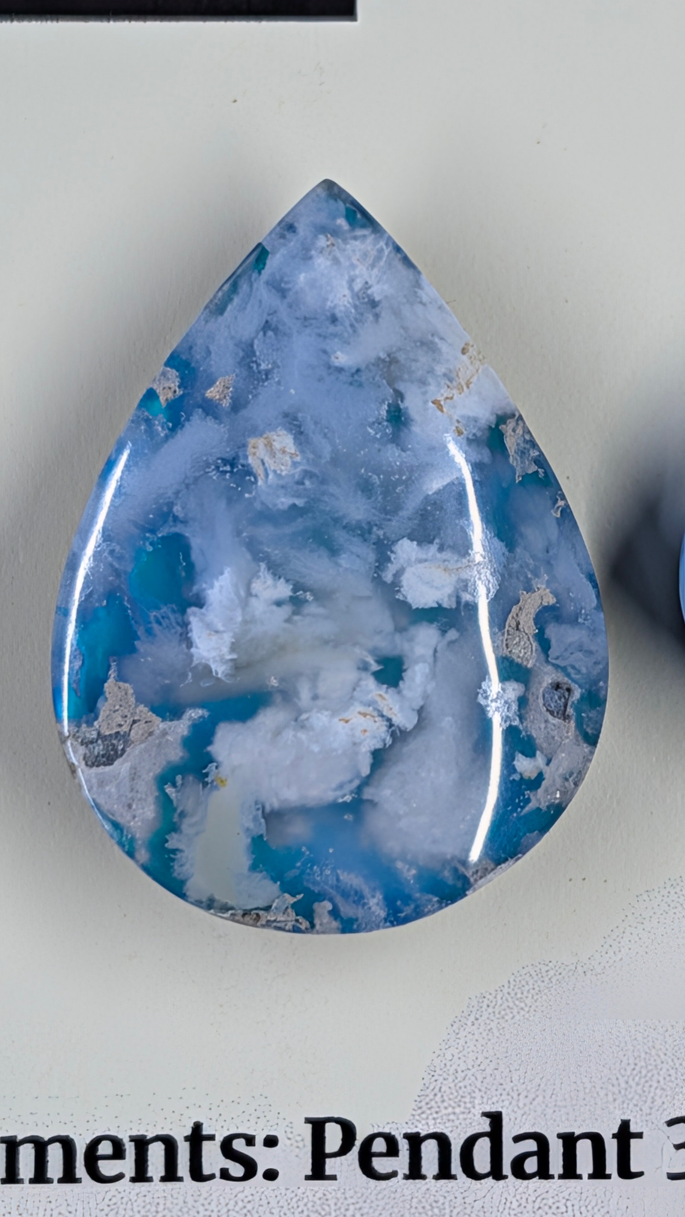 Tear Shape - Blue Plume Doublet - Design-Ready Set