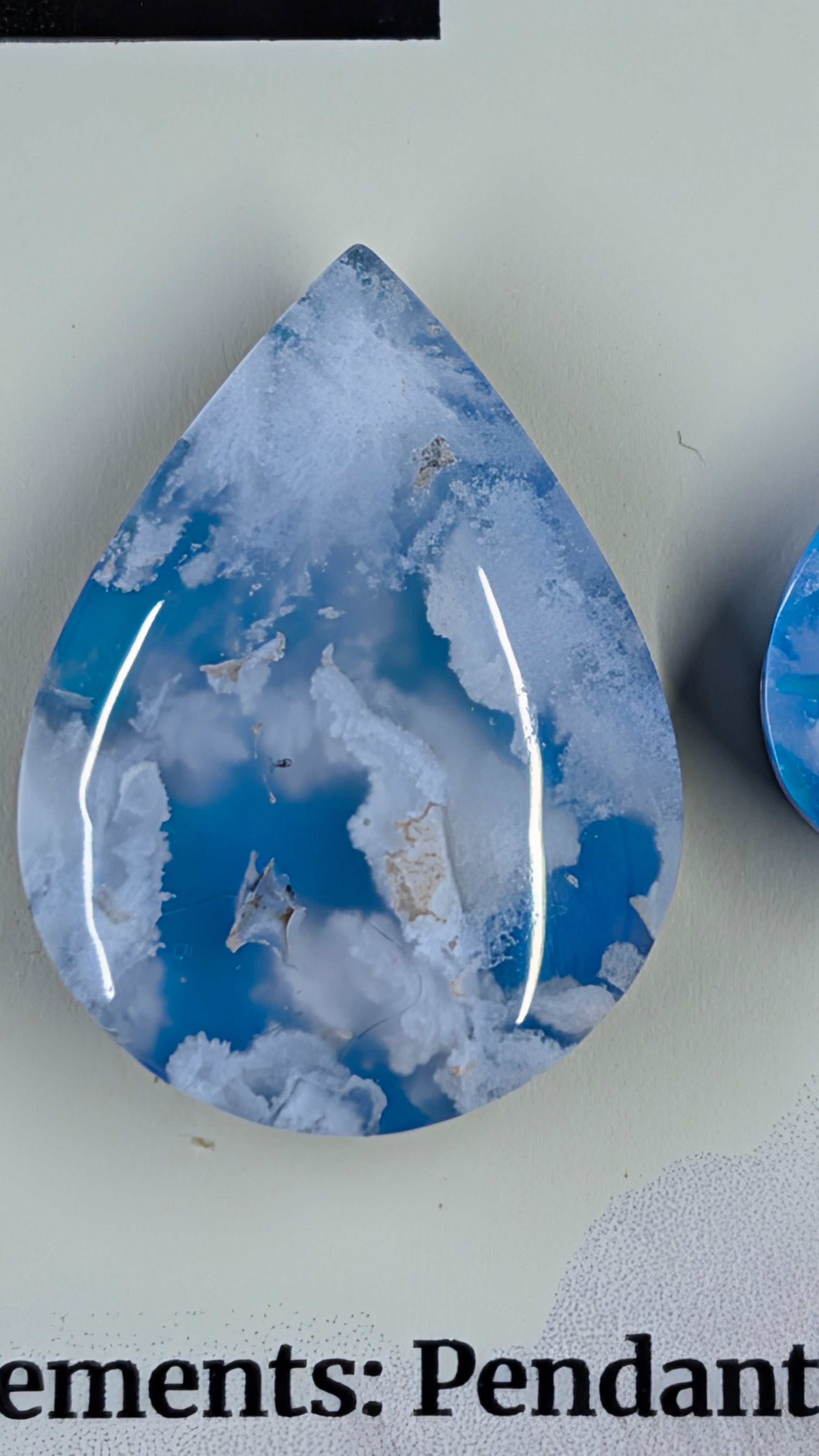 Tear Shape - Blue Plume Doublet - Design-Ready Set