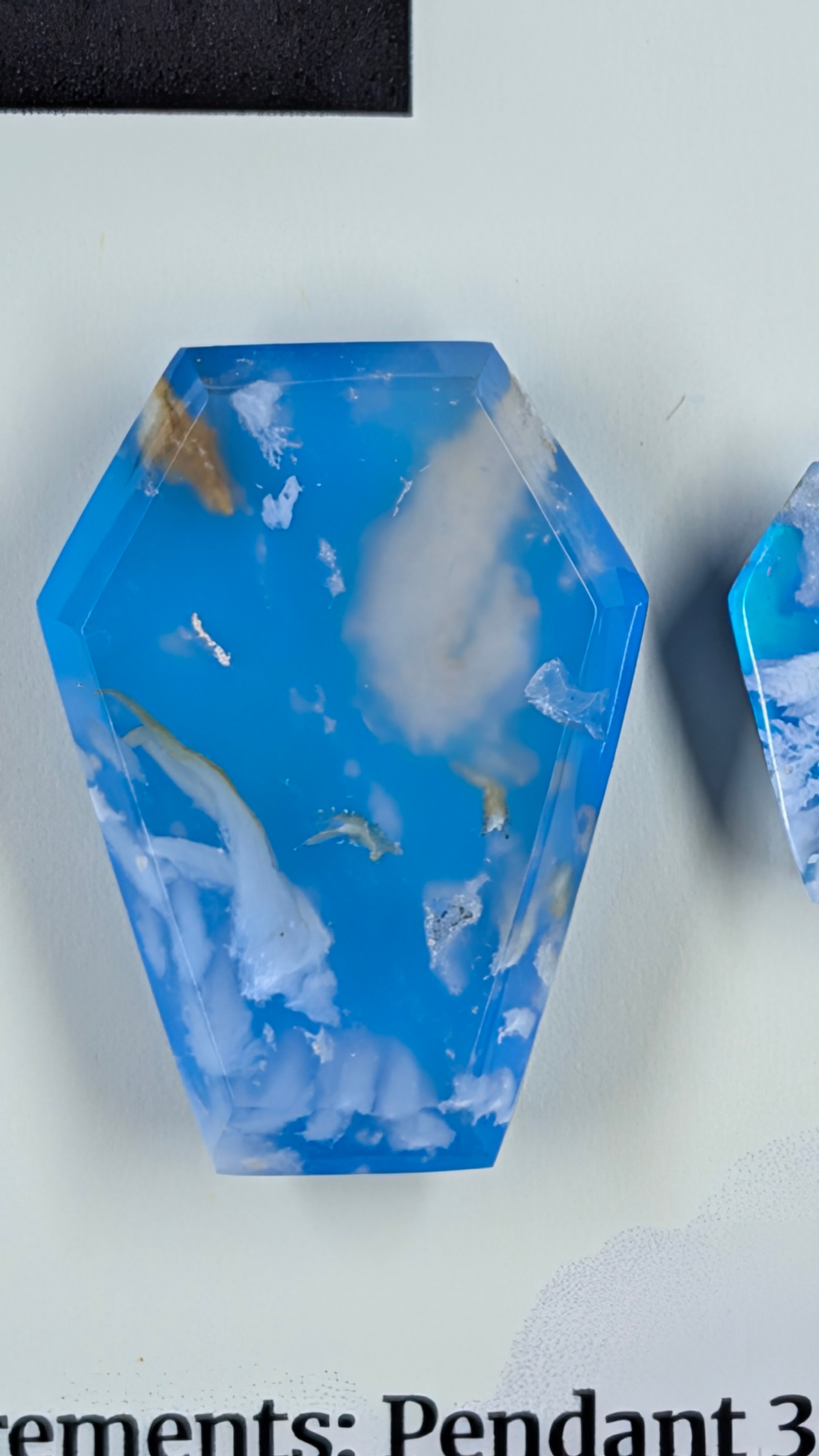 Coffin Shape - Blue Plume Doublet - Design-Ready Set
