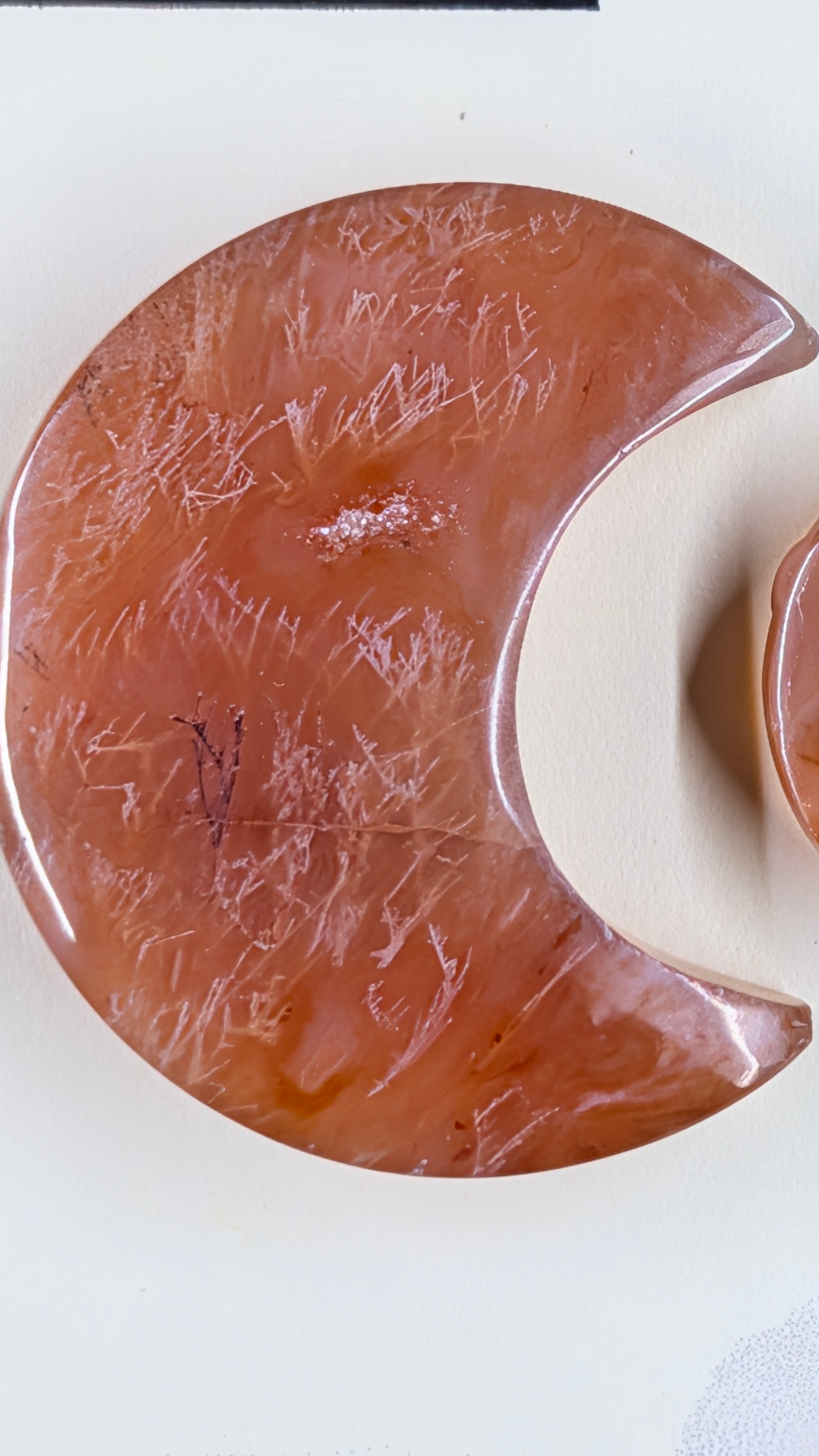 Crescent Moon - Carnelian - Design-Ready Set