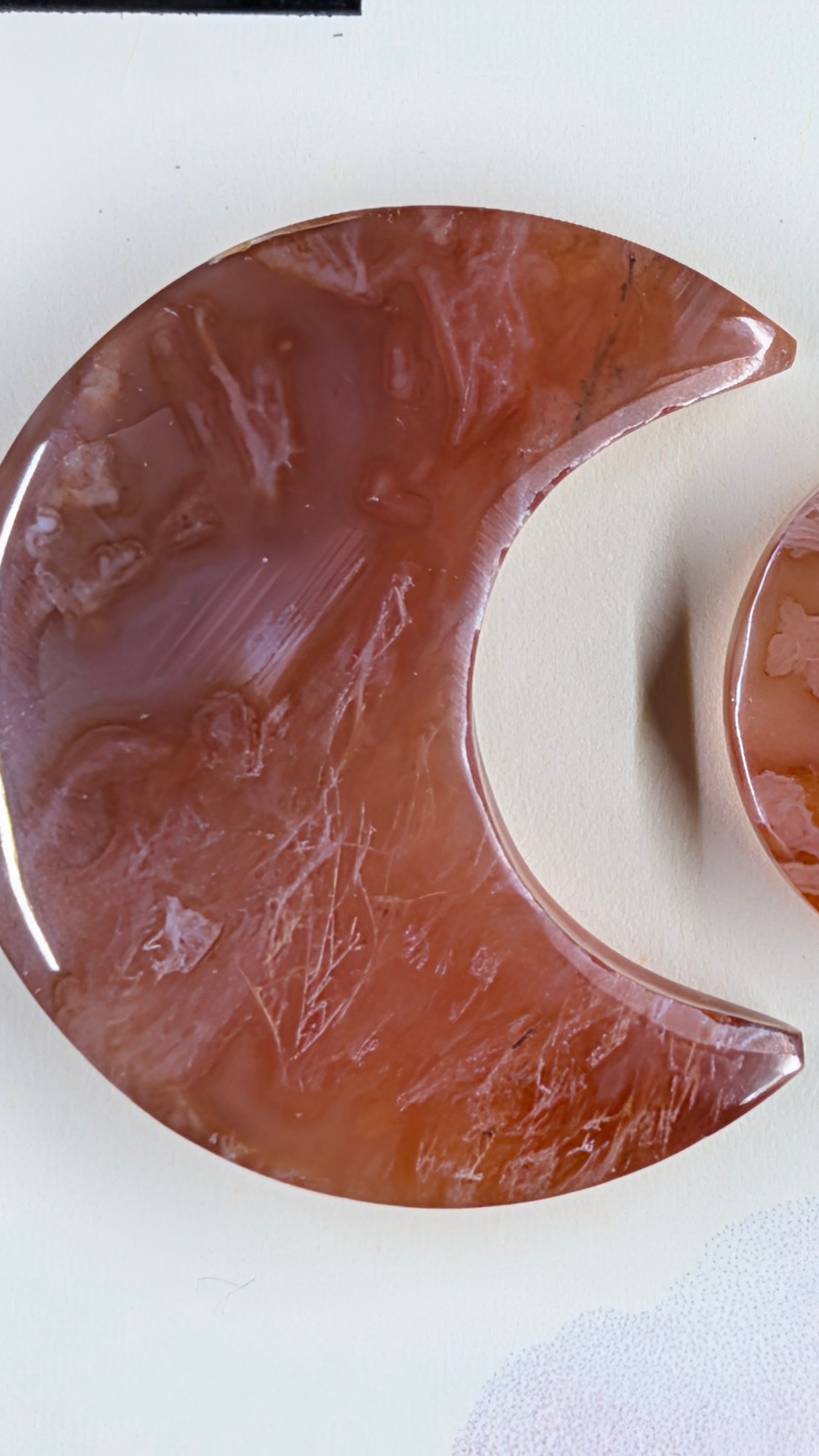 Crescent Moon - Carnelian - Design-Ready Set