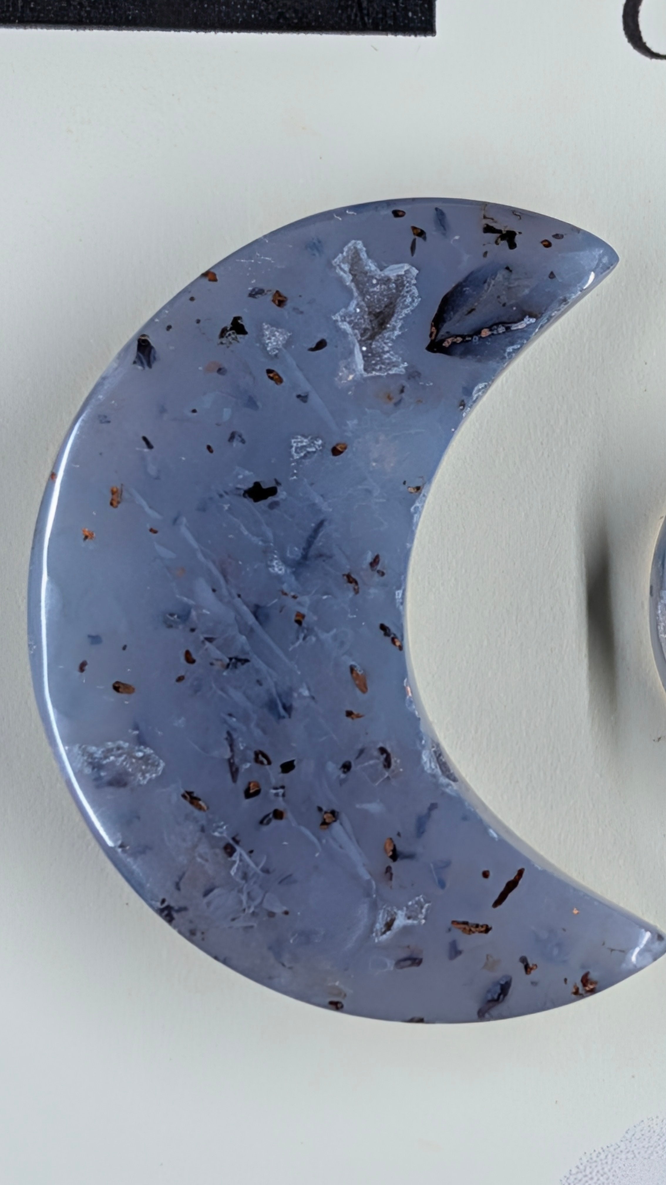 Crescent Moon - Confetti Chrysocolla - Sacred Alchemy Select - Design-Ready Set