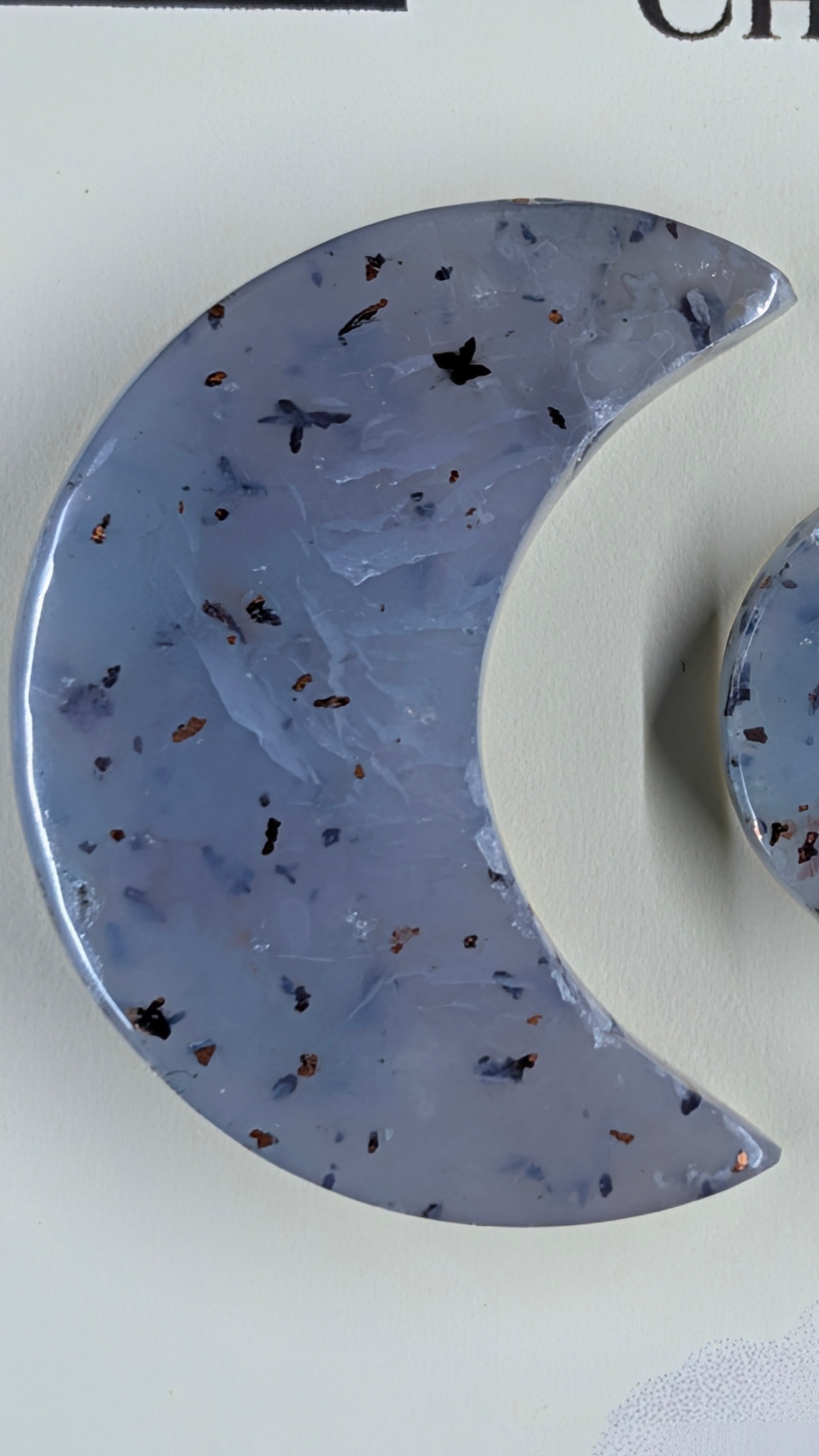 Crescent Moon - Confetti Chrysocolla - Sacred Alchemy Select - Design-Ready Set