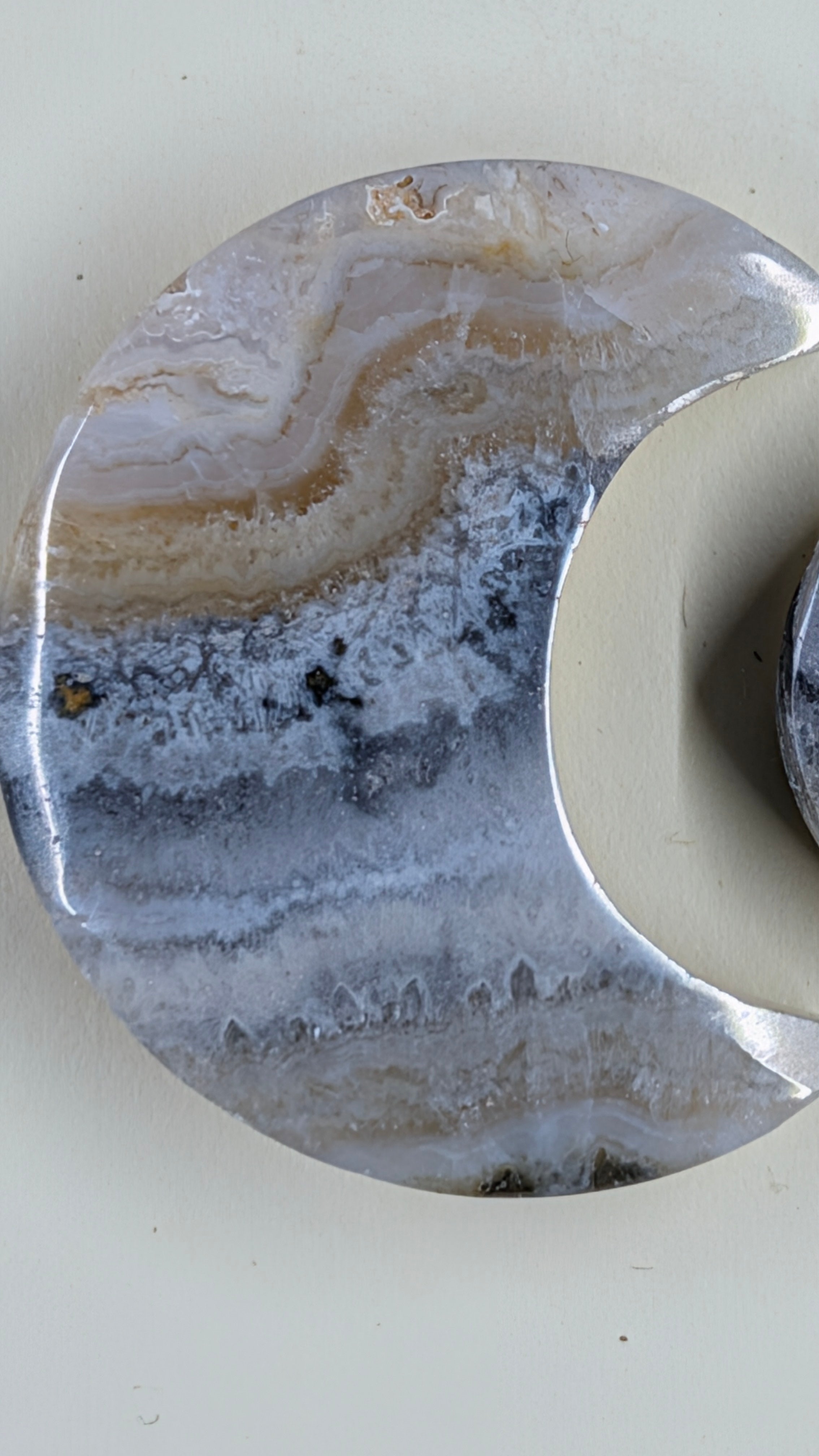 Crescent Moon - Lace Agate - Design-Ready Set