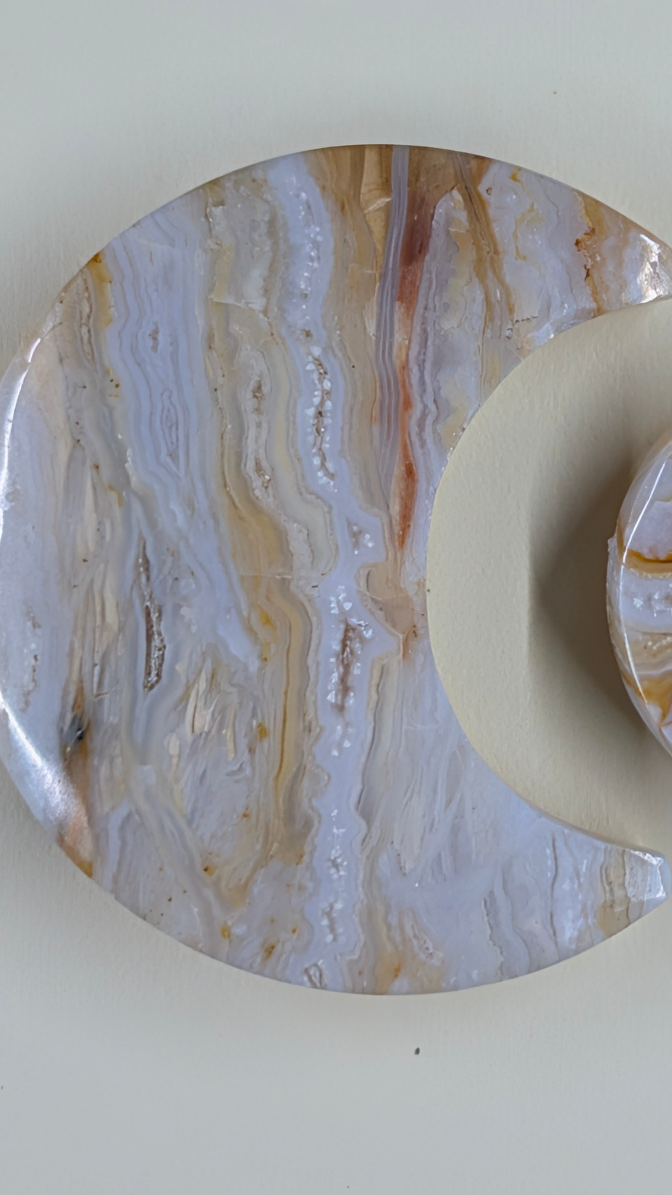 Crescent Moon - Lace Agate - Design-Ready Set