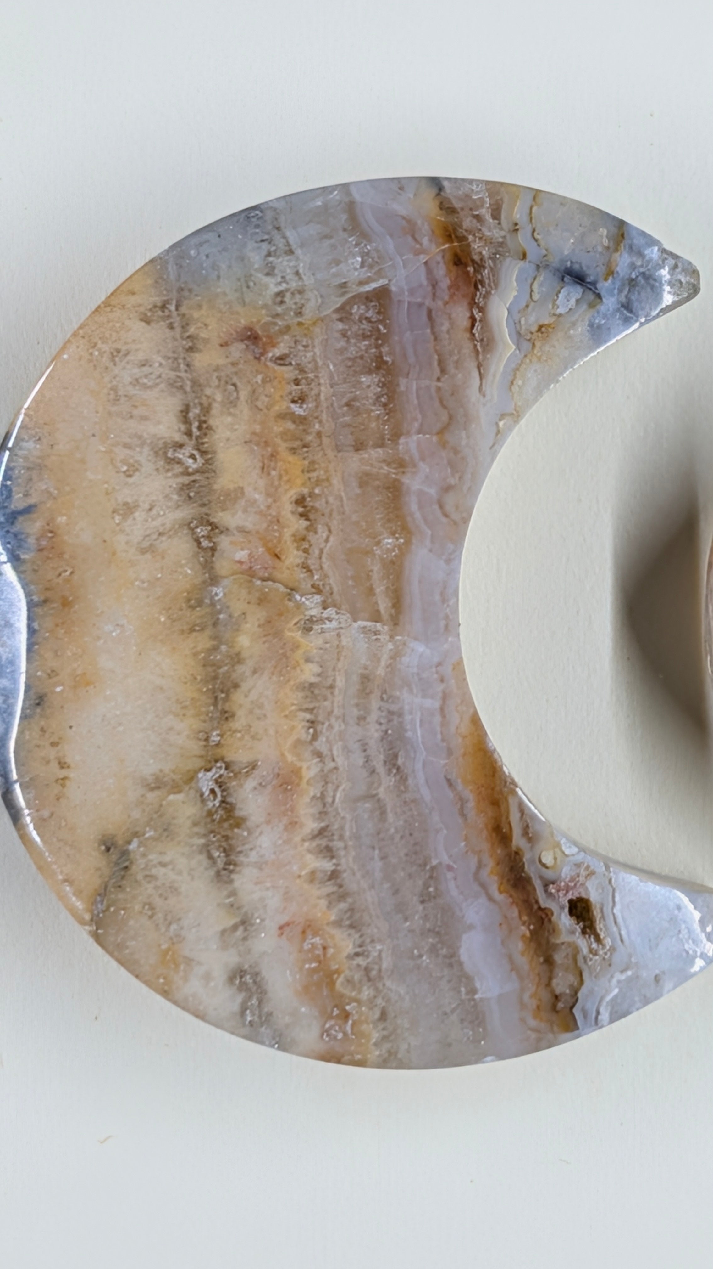 Crescent Moon - Lace Agate - Design-Ready Set