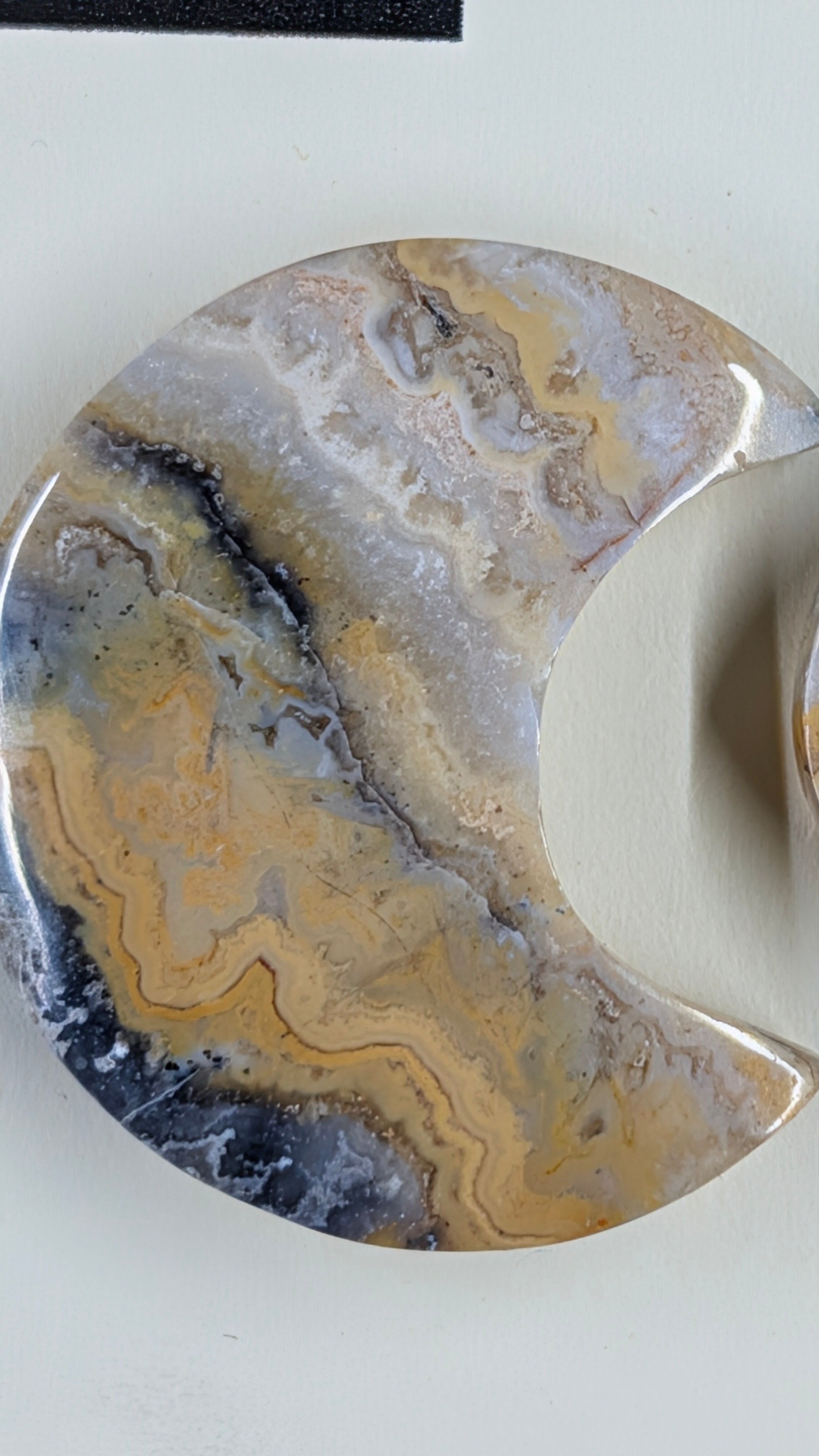 Crescent Moon - Lace Agate - Design-Ready Set
