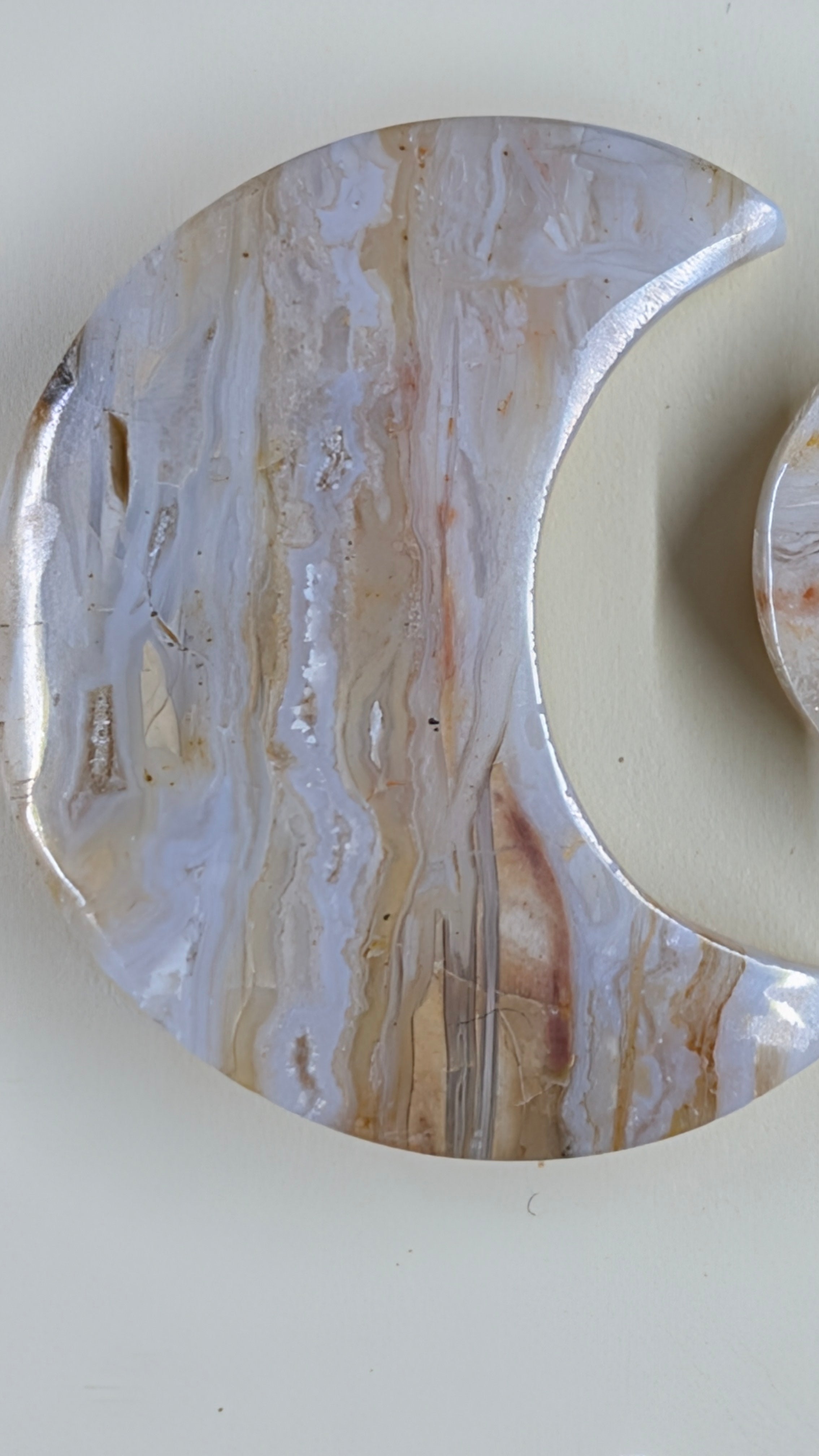 Crescent Moon - Lace Agate - Design-Ready Set