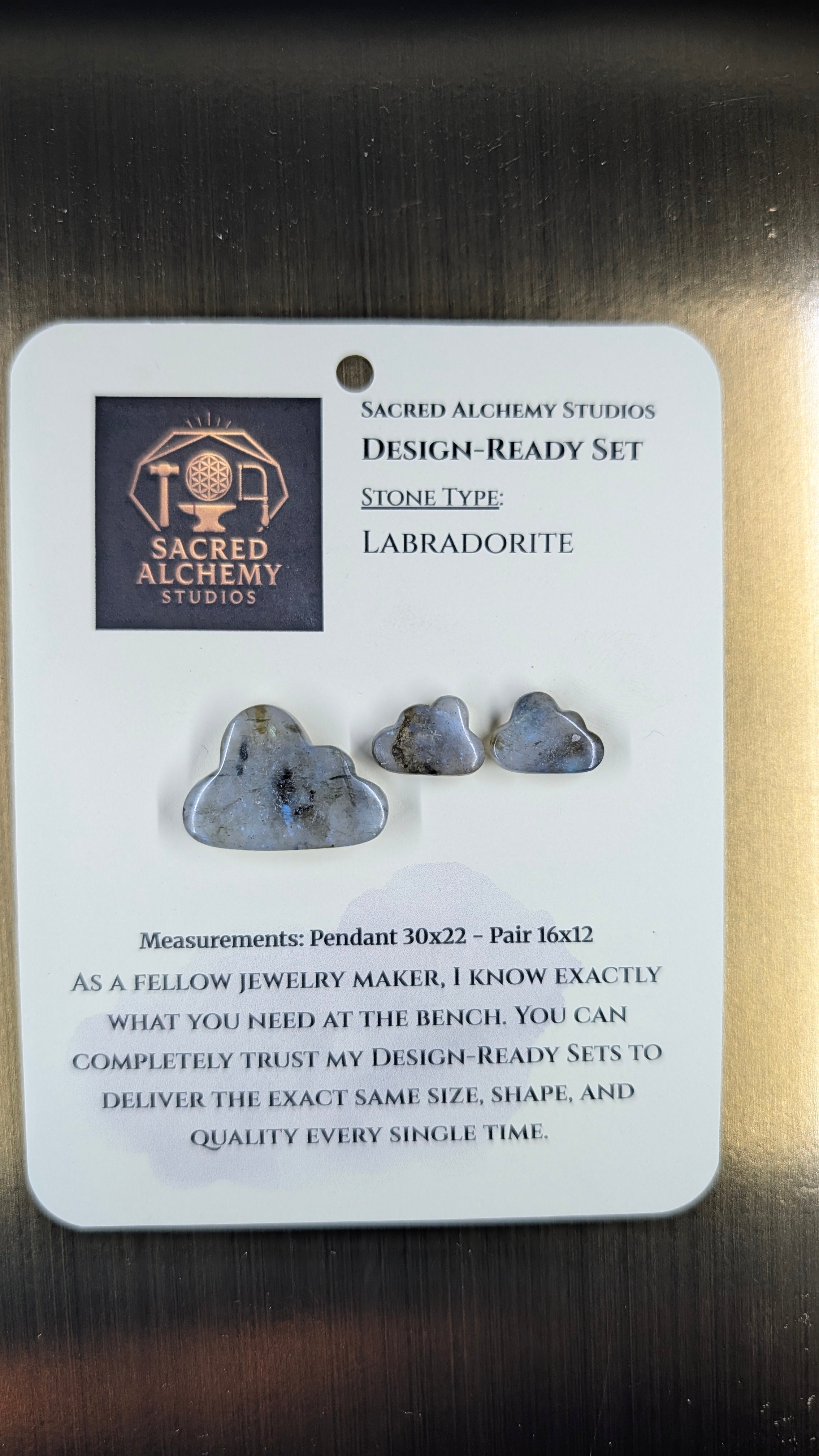 Cloud Shape - Labradorite - Design-Ready Set