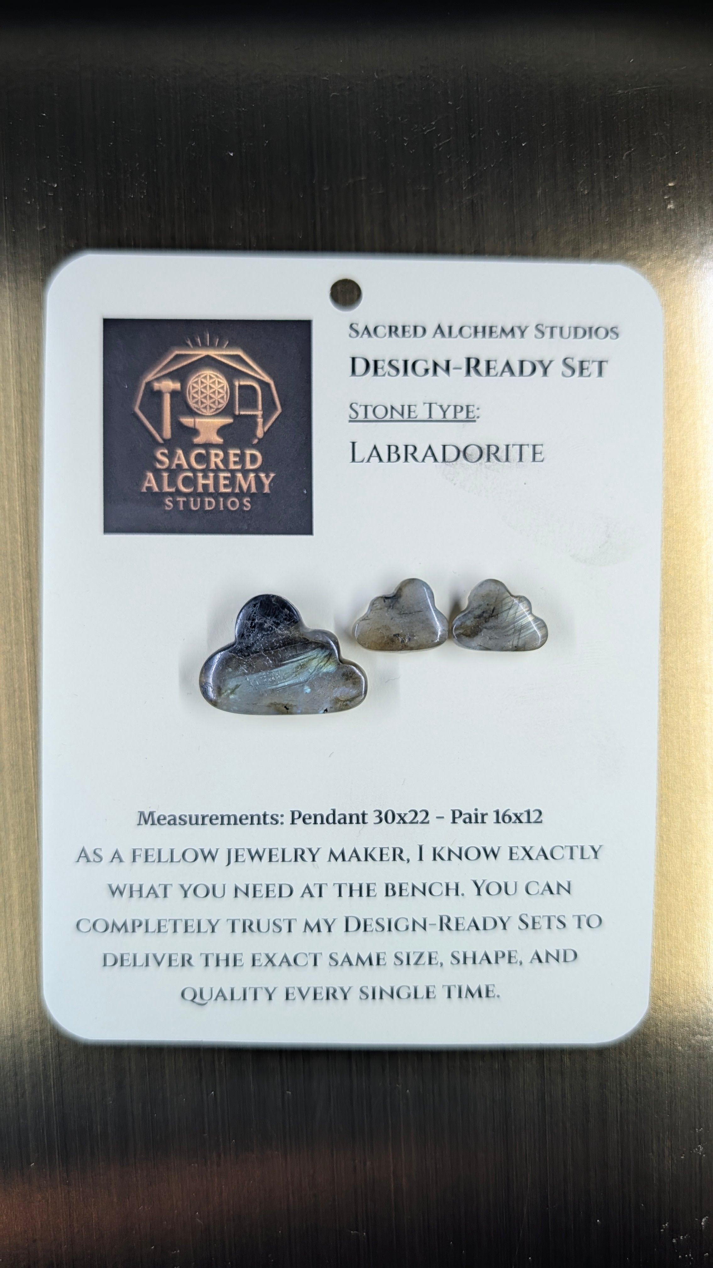 Cloud Shape - Labradorite - Design-Ready Set