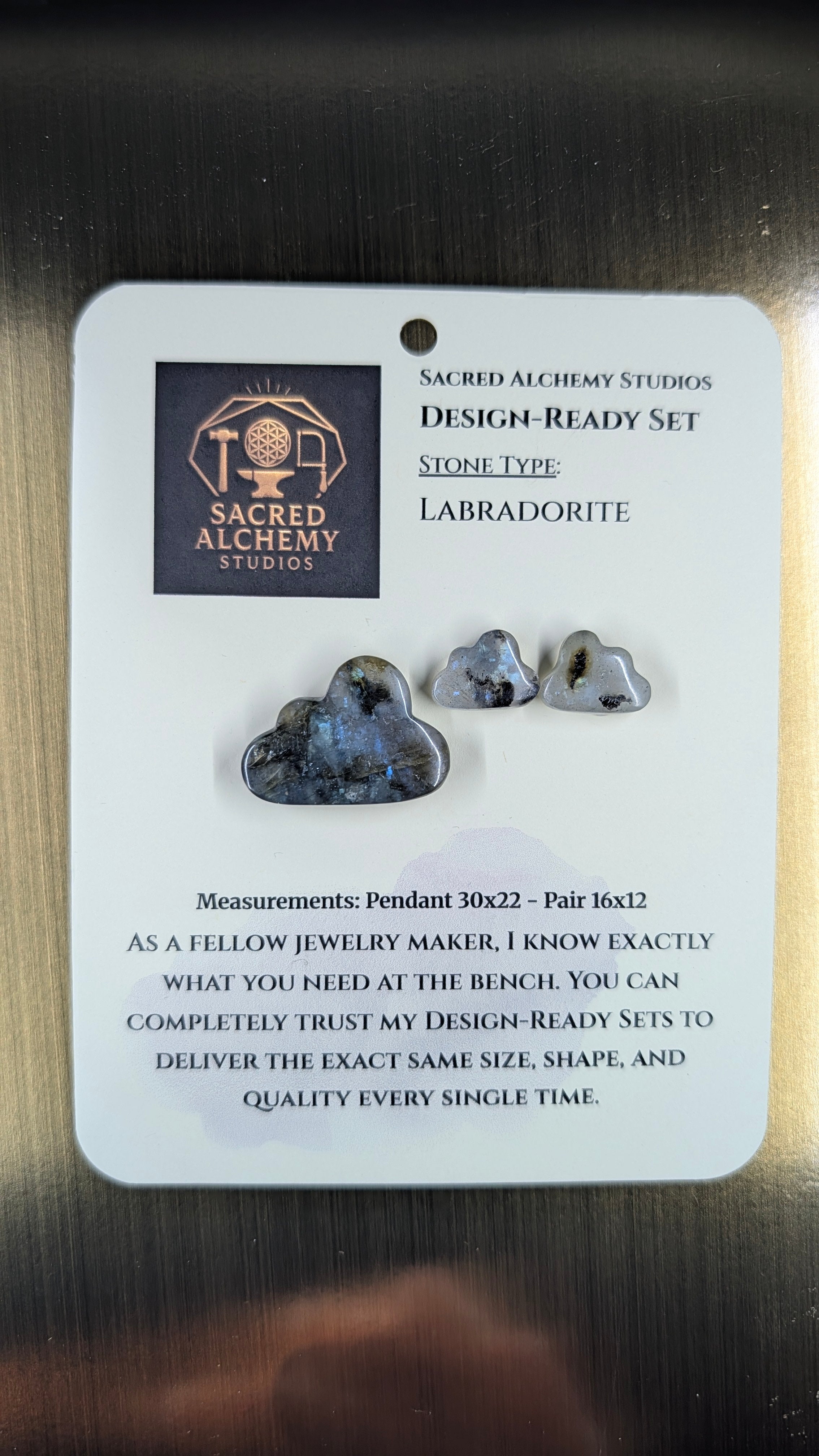 Cloud Shape - Labradorite - Design-Ready Set