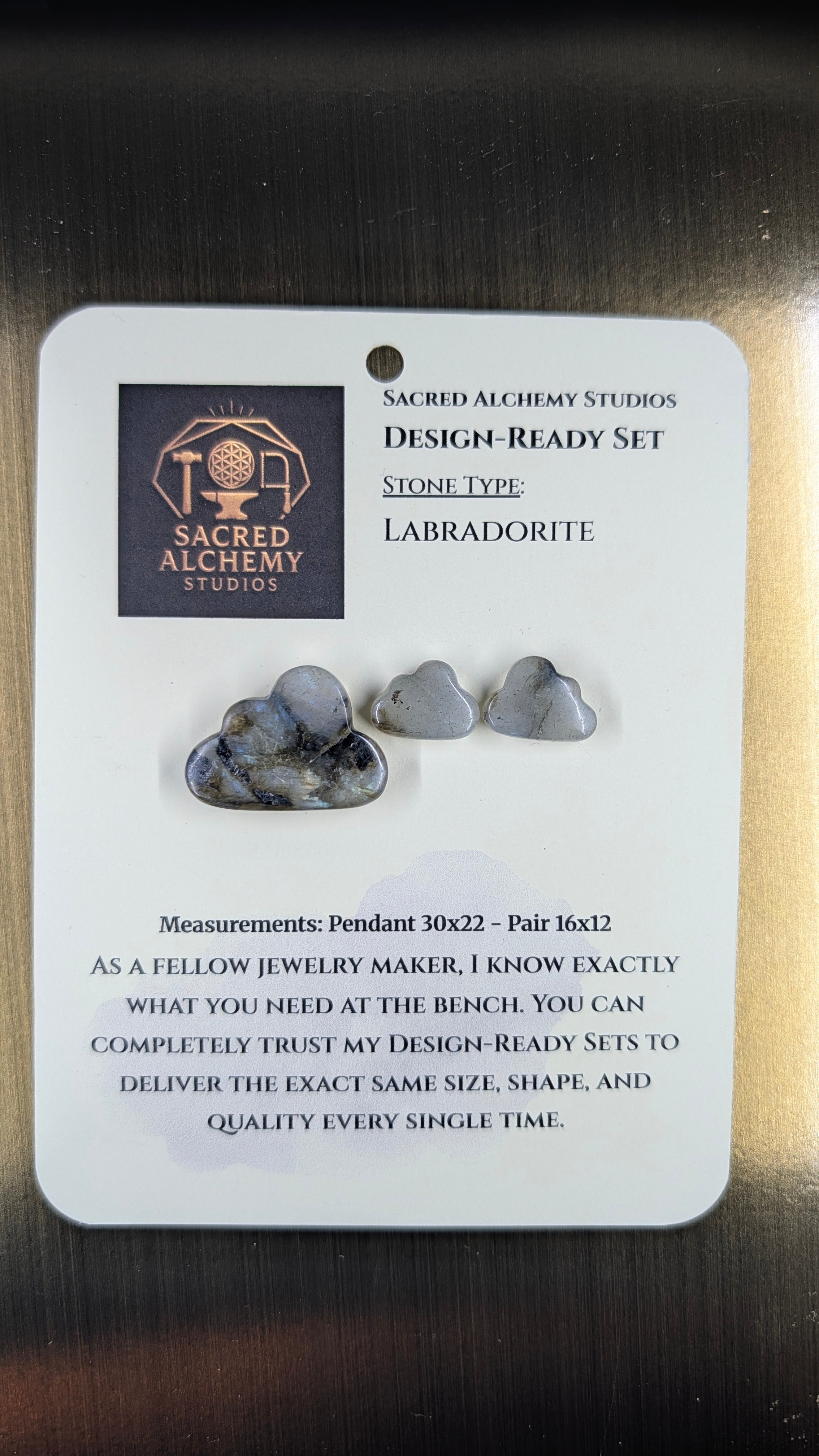 Cloud Shape - Labradorite - Design-Ready Set