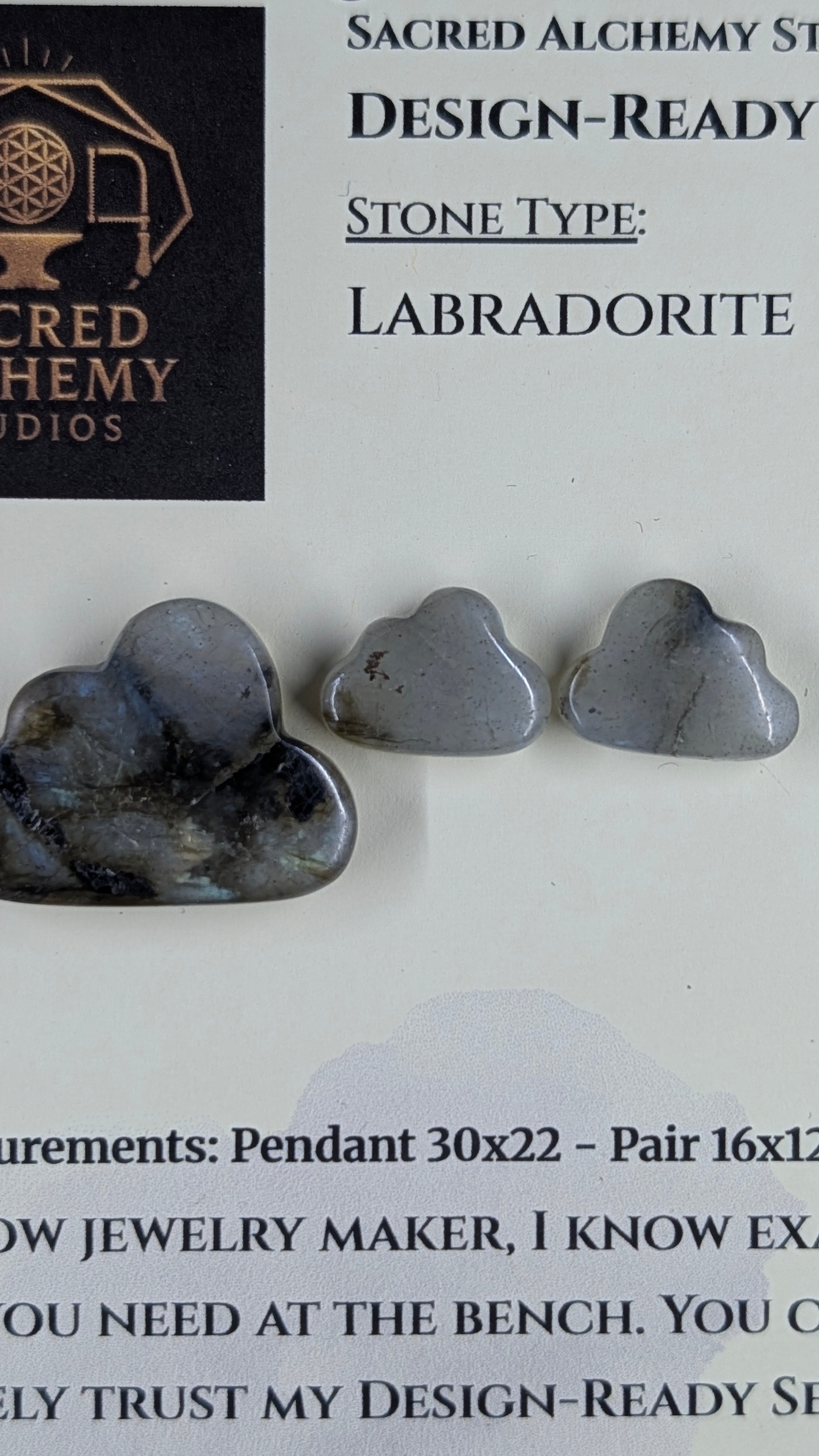 Cloud Shape - Labradorite - Design-Ready Set