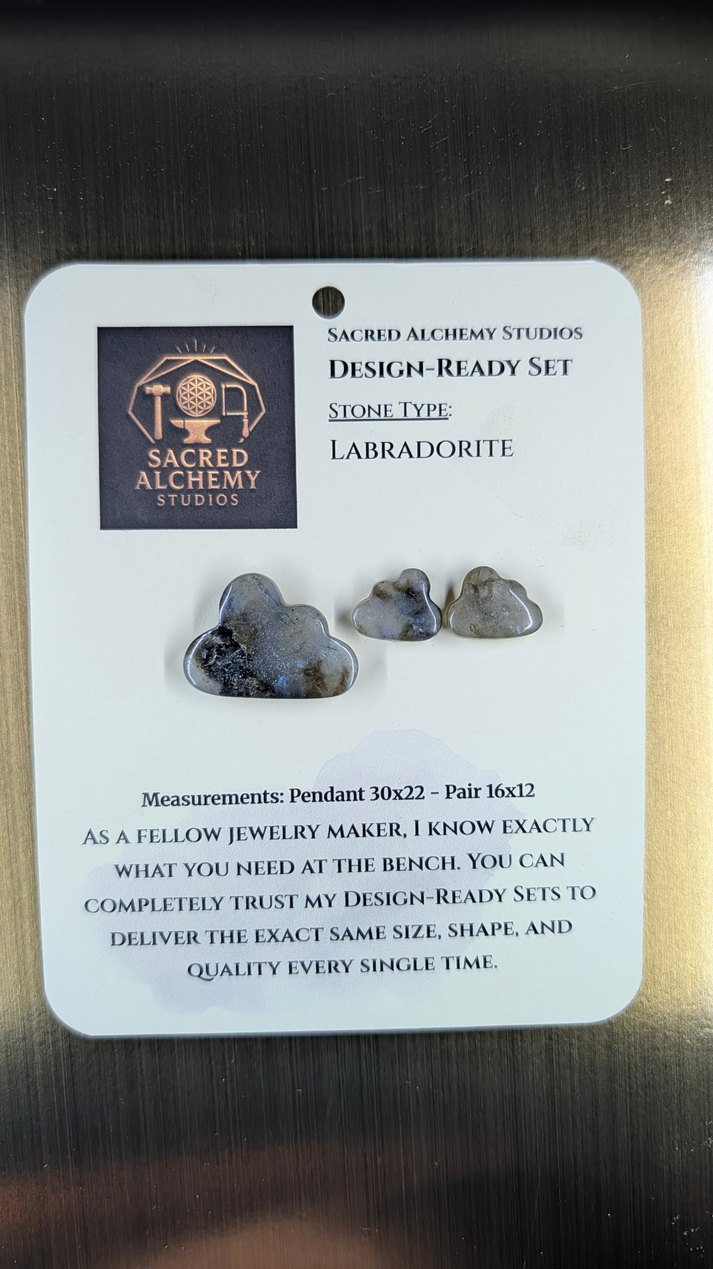 Cloud Shape - Labradorite - Design-Ready Set