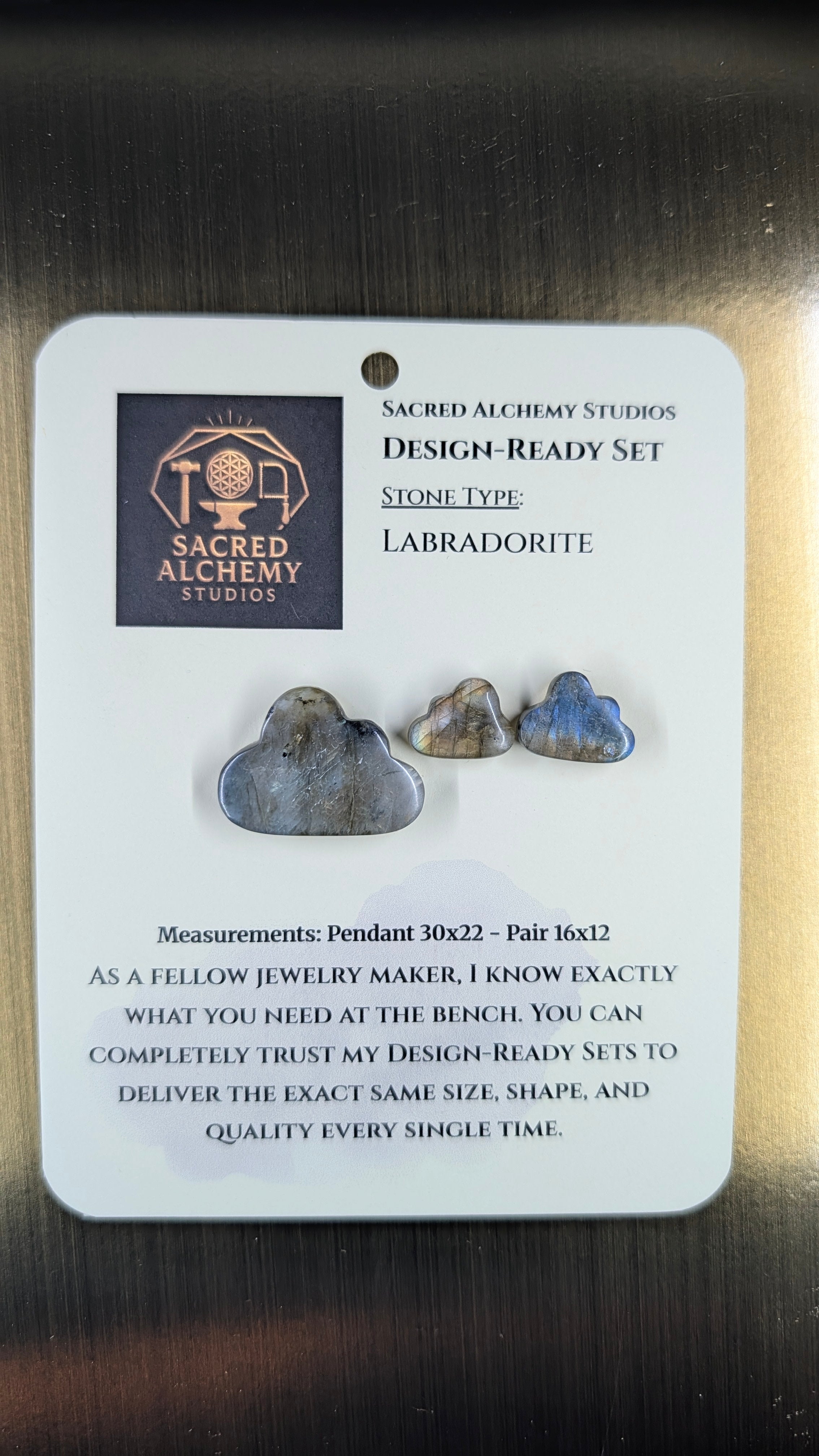 Cloud Shape - Labradorite - Design-Ready Set