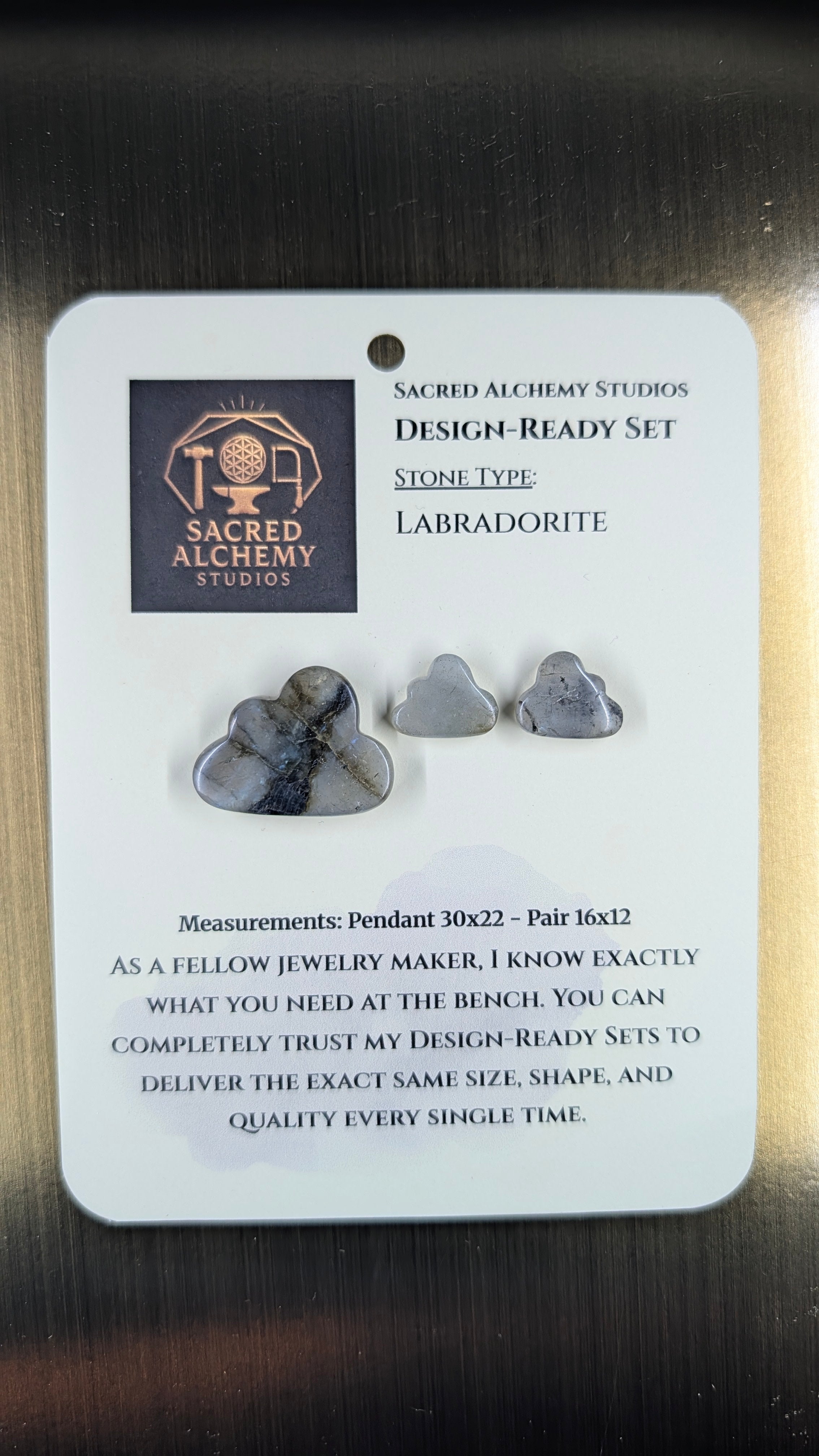 Cloud Shape - Labradorite - Design-Ready Set