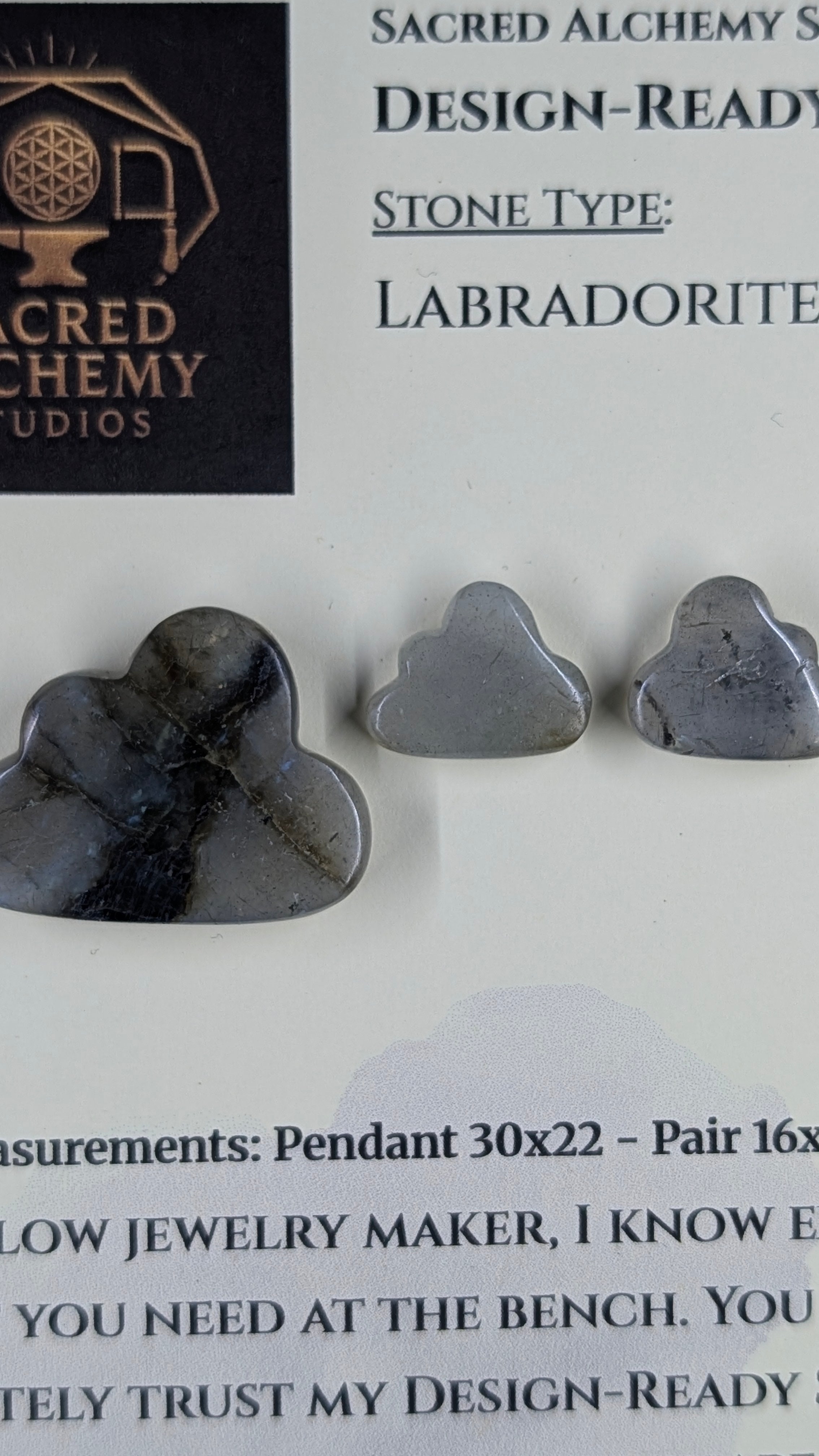 Cloud Shape - Labradorite - Design-Ready Set