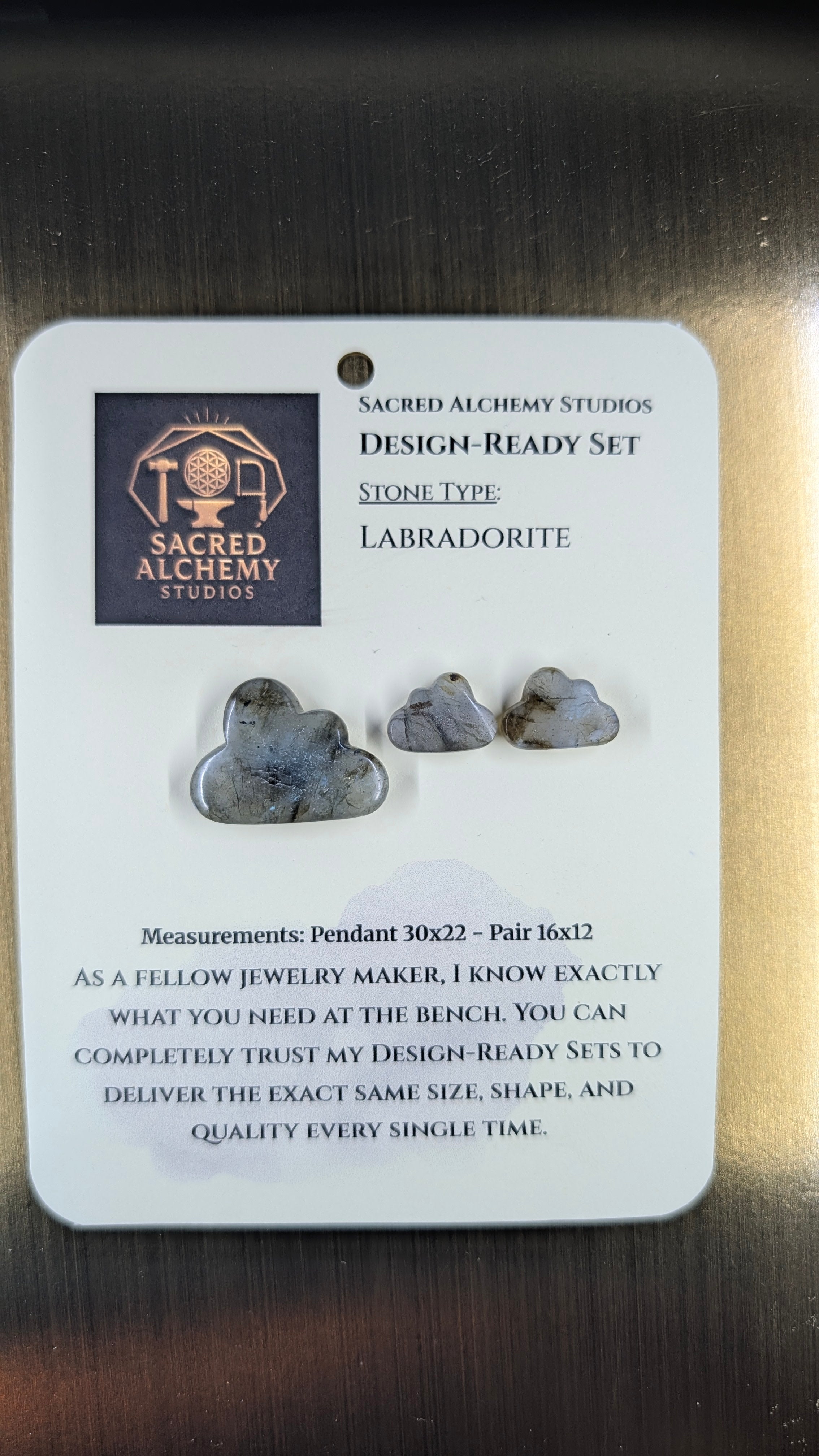 Cloud Shape - Labradorite - Design-Ready Set