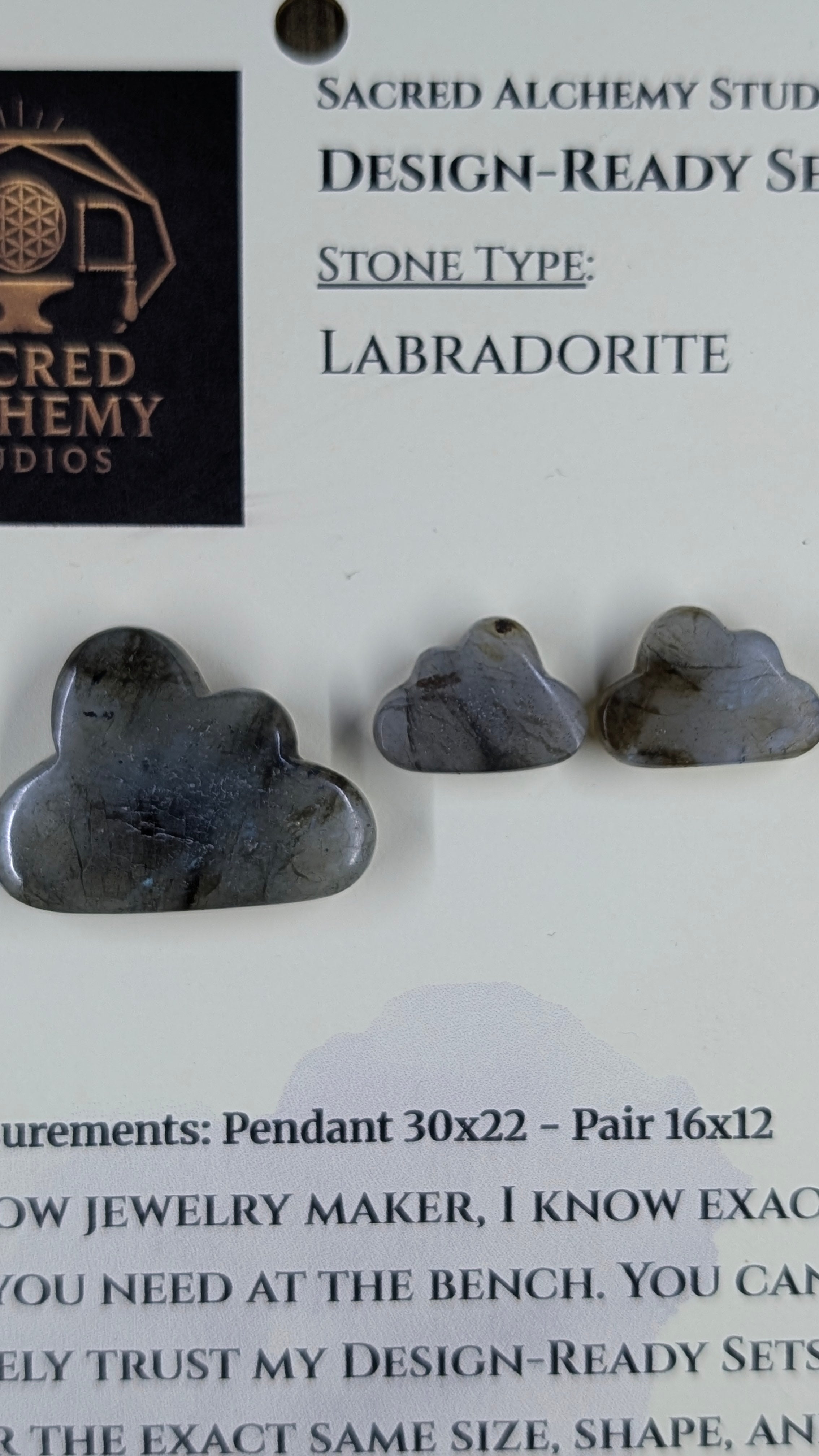 Cloud Shape - Labradorite - Design-Ready Set