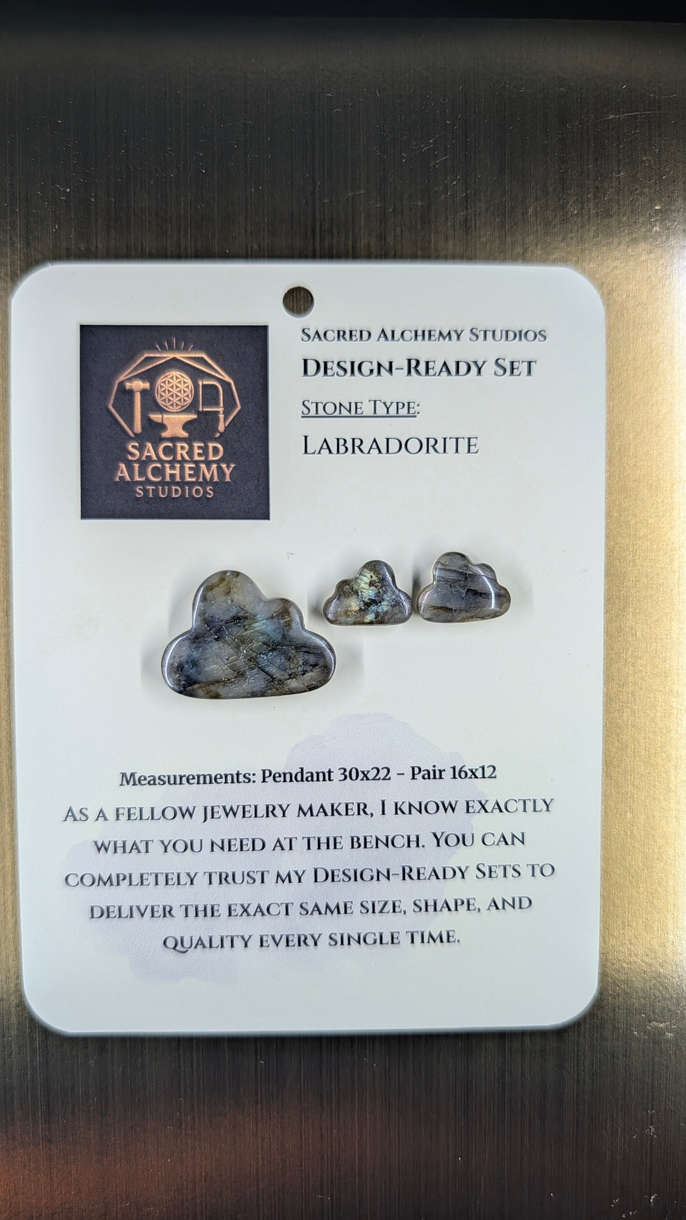 Cloud Shape - Labradorite - Design-Ready Set
