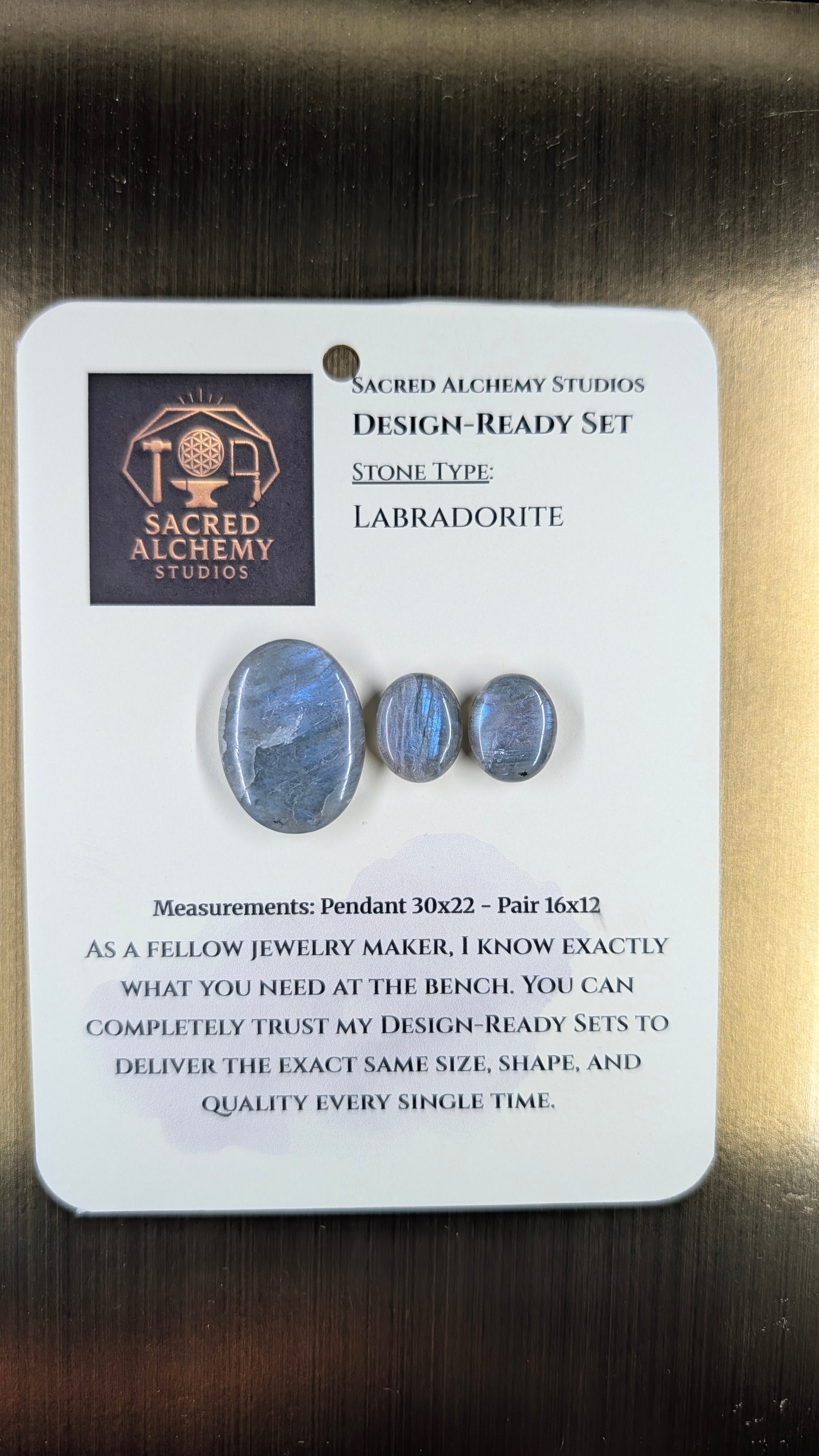 Oval Shape - Labradorite - Design-Ready Set