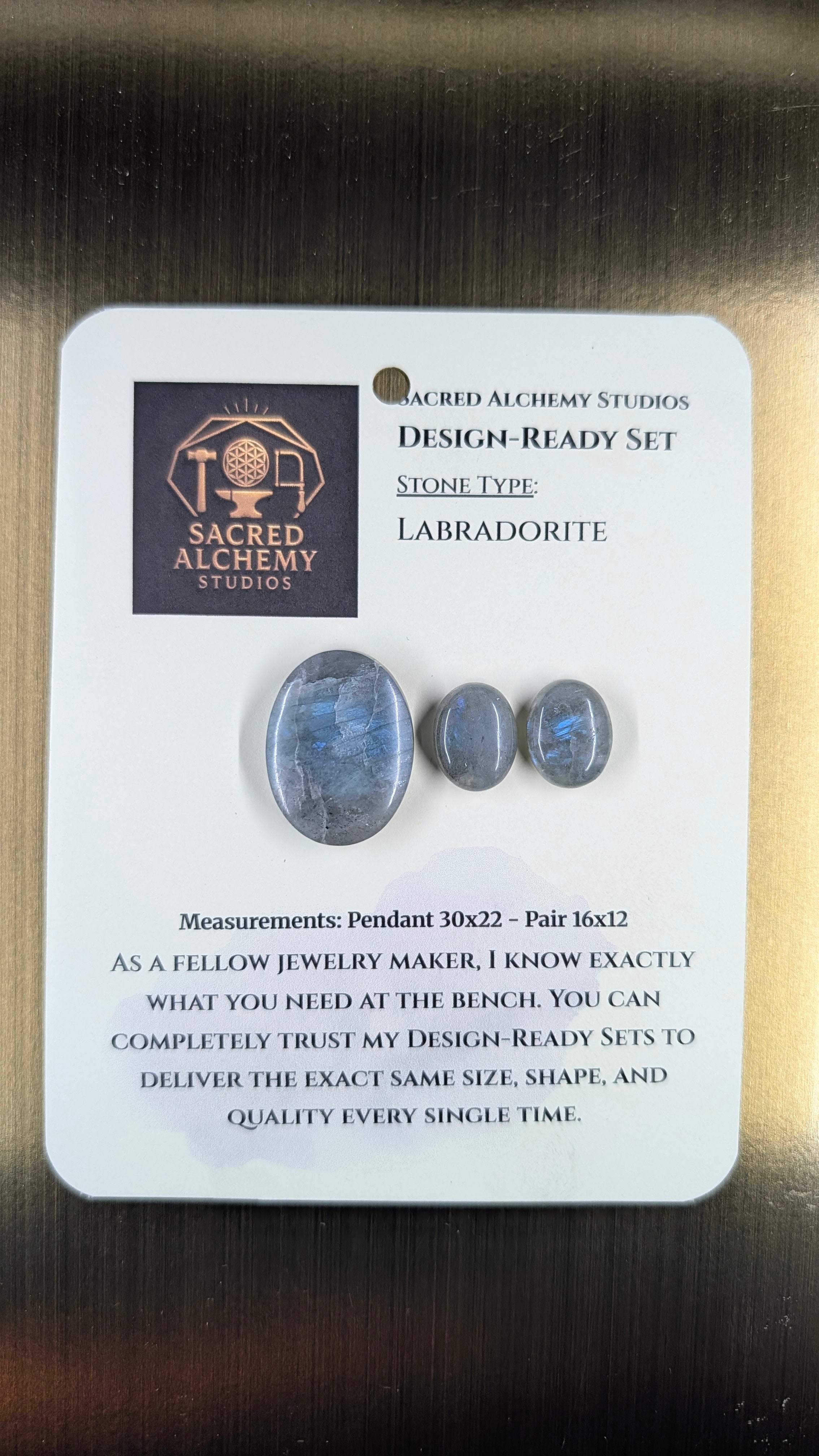 Oval Shape - Labradorite - Design-Ready Set
