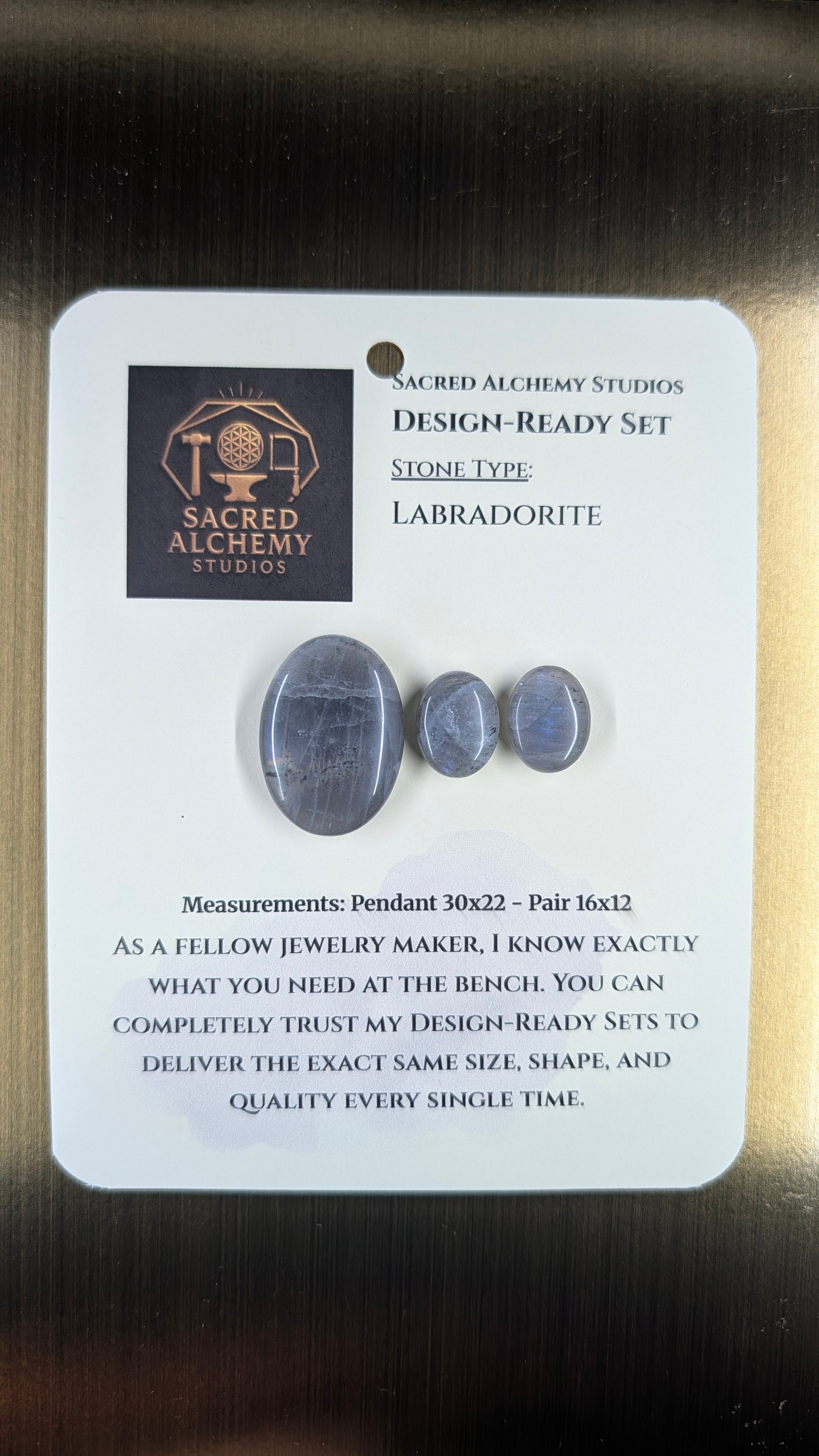 Oval Shape - Labradorite - Design-Ready Set