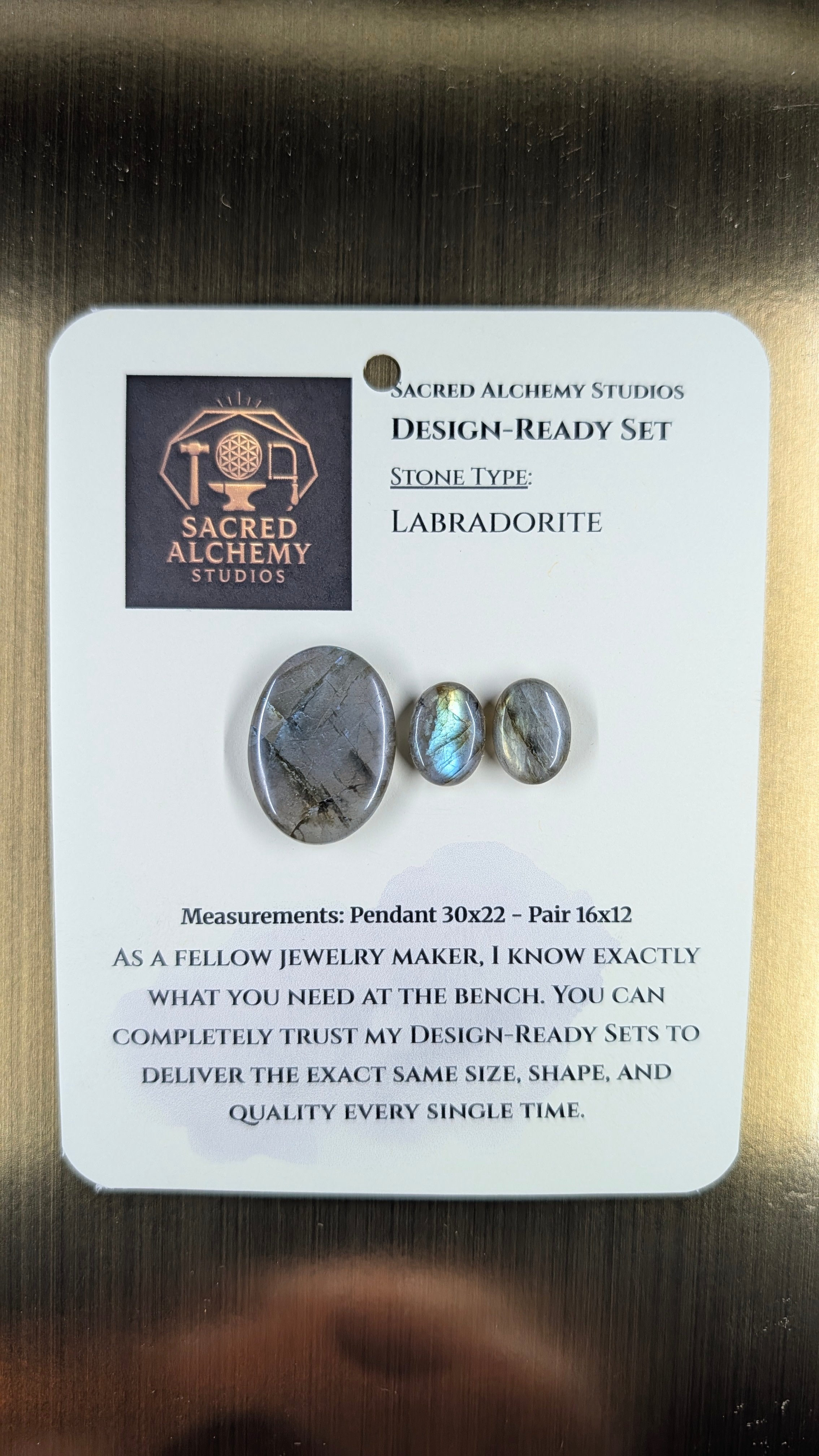 Oval Shape - Labradorite - Design-Ready Set