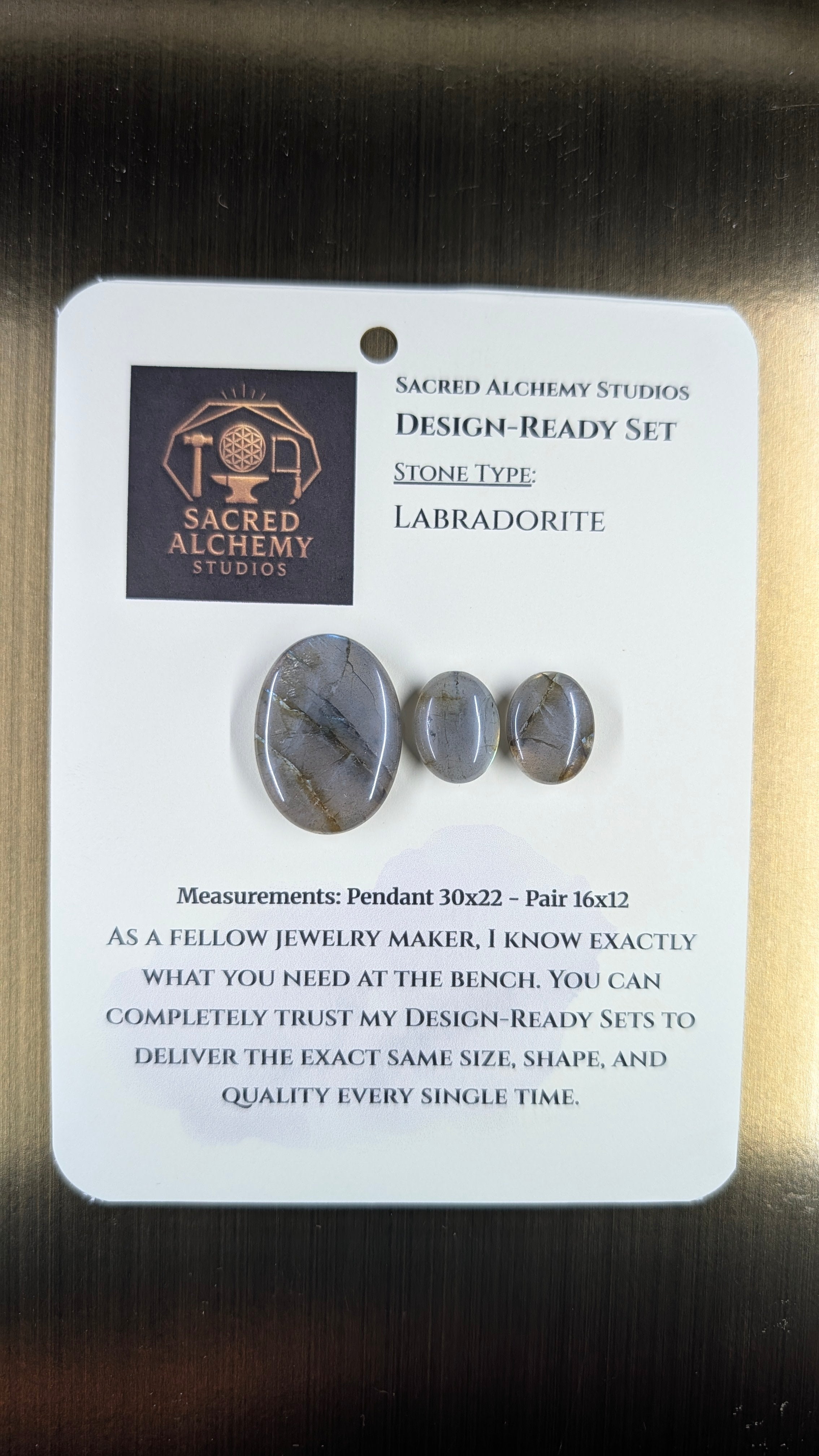 Oval Shape - Labradorite - Design-Ready Set