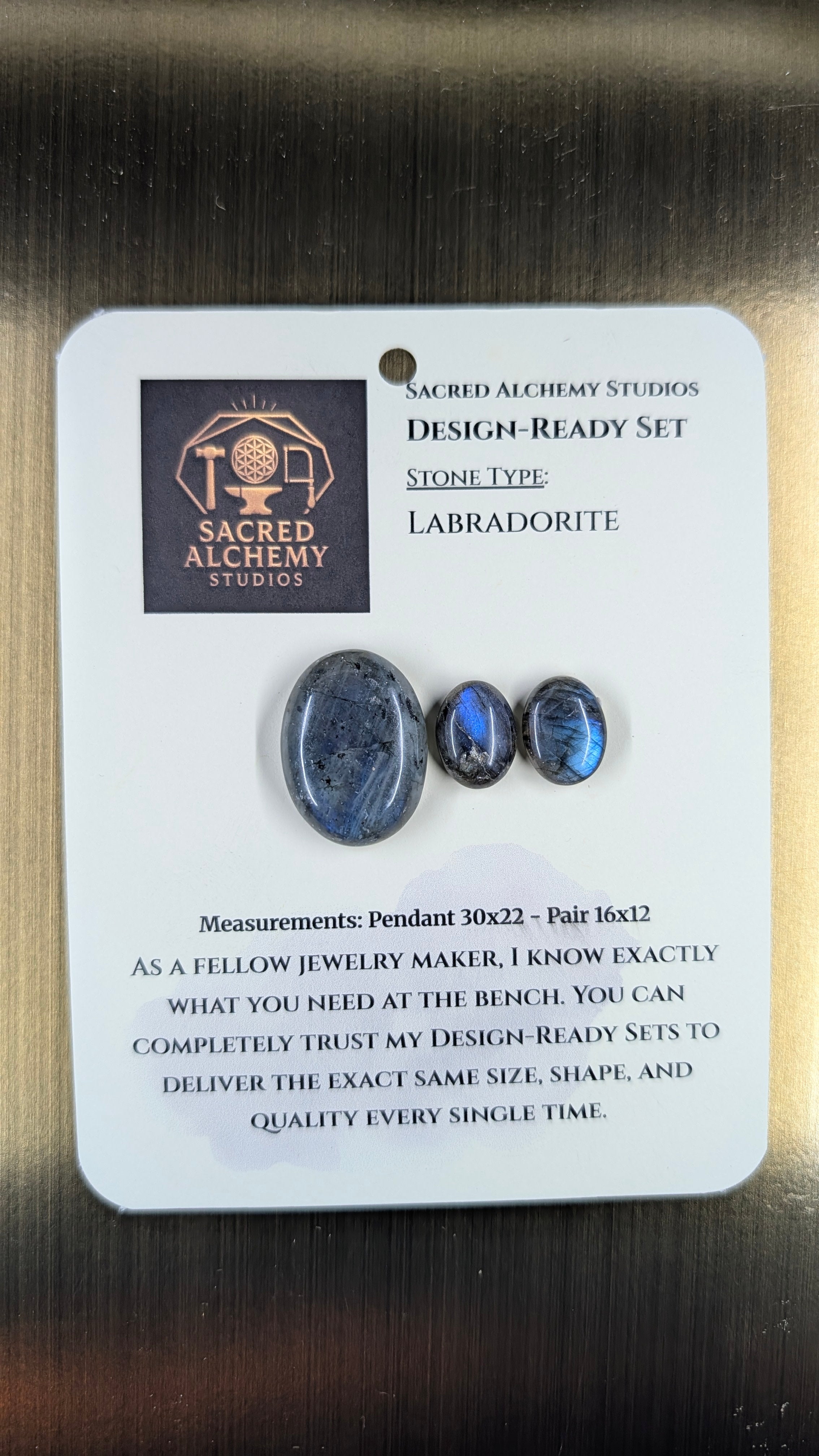 Oval Shape - Labradorite - Design-Ready Set