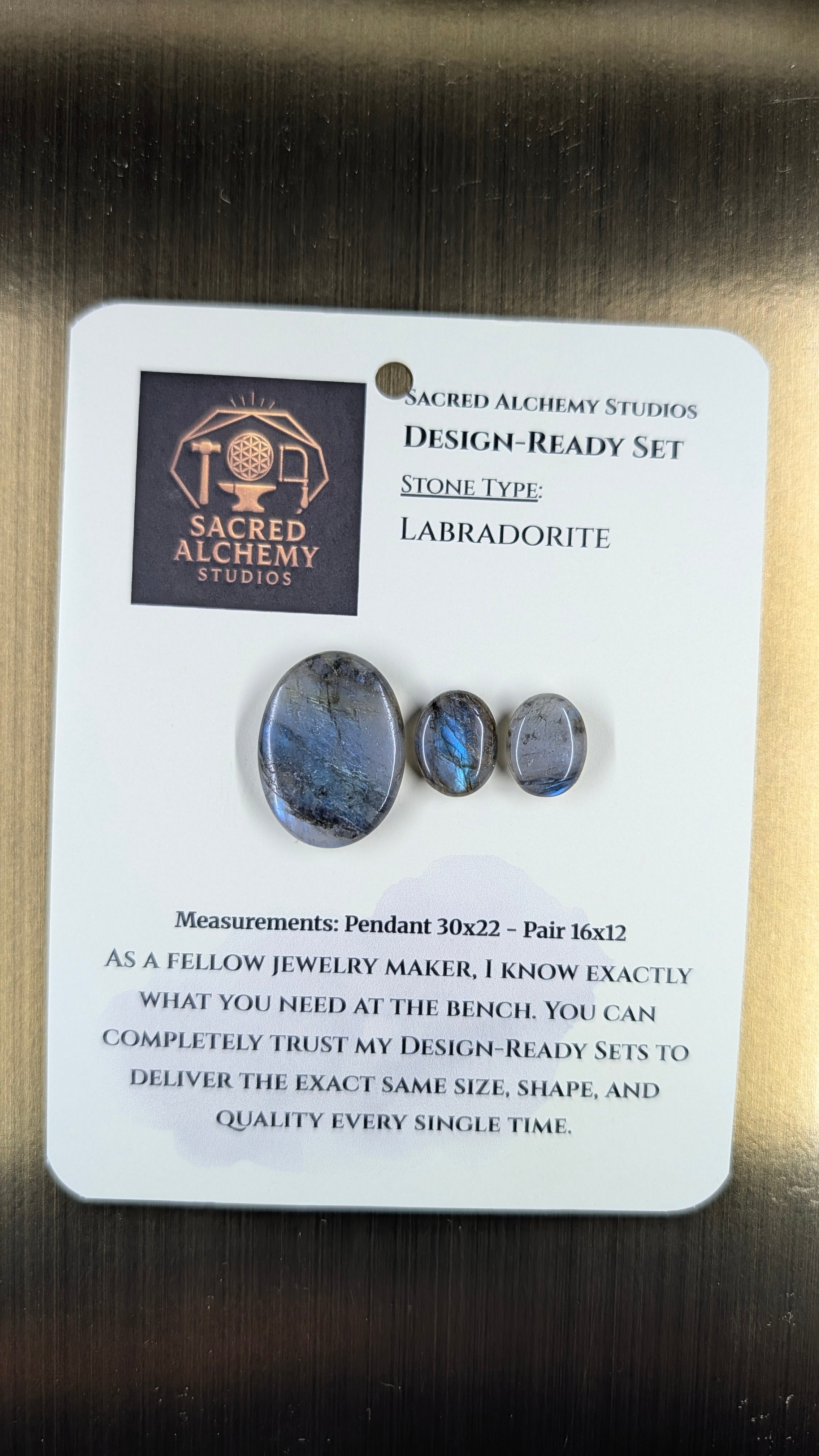 Oval Shape - Labradorite - Design-Ready Set