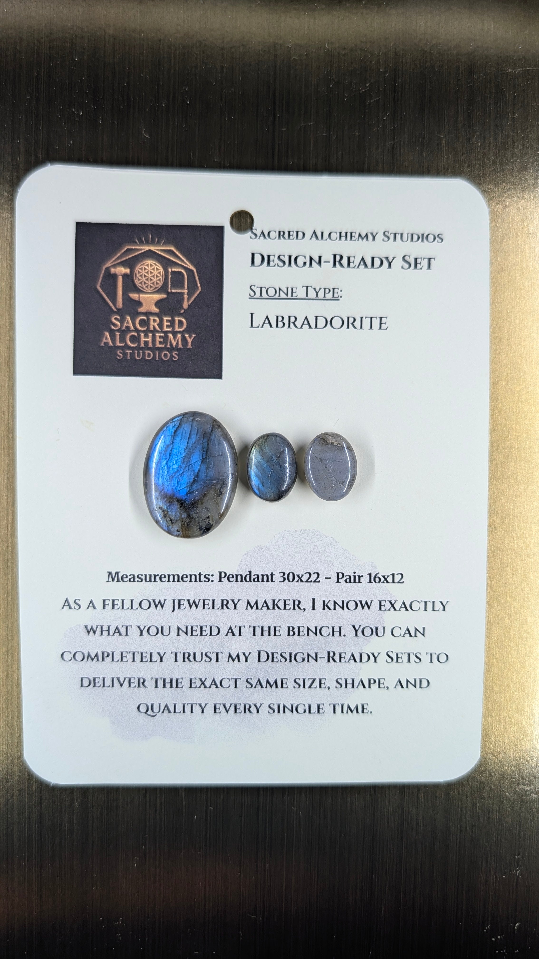 Oval Shape - Labradorite - Design-Ready Set
