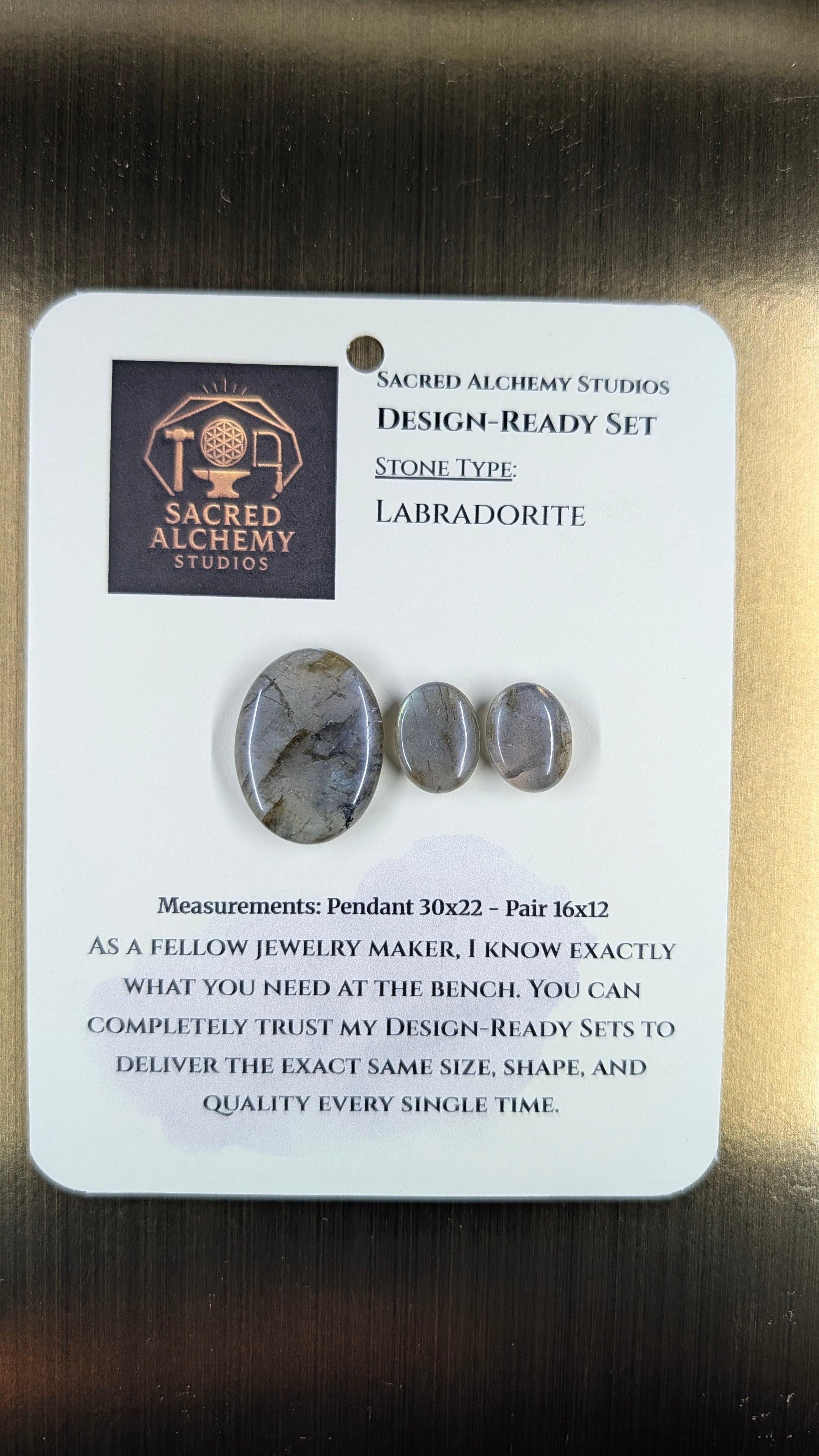 Oval Shape - Labradorite - Design-Ready Set