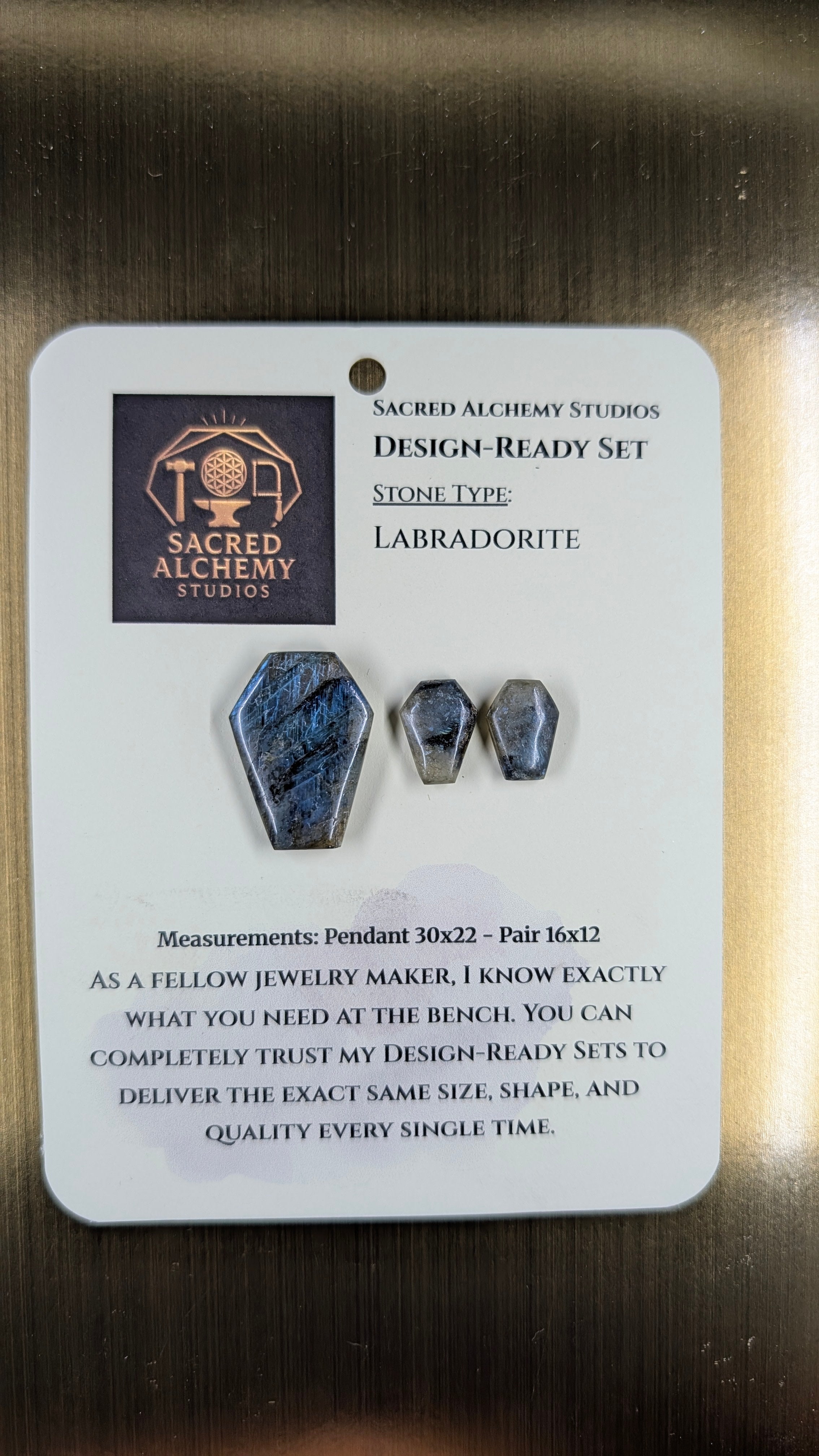 Coffin Shape - Labradorite - Design-Ready Set
