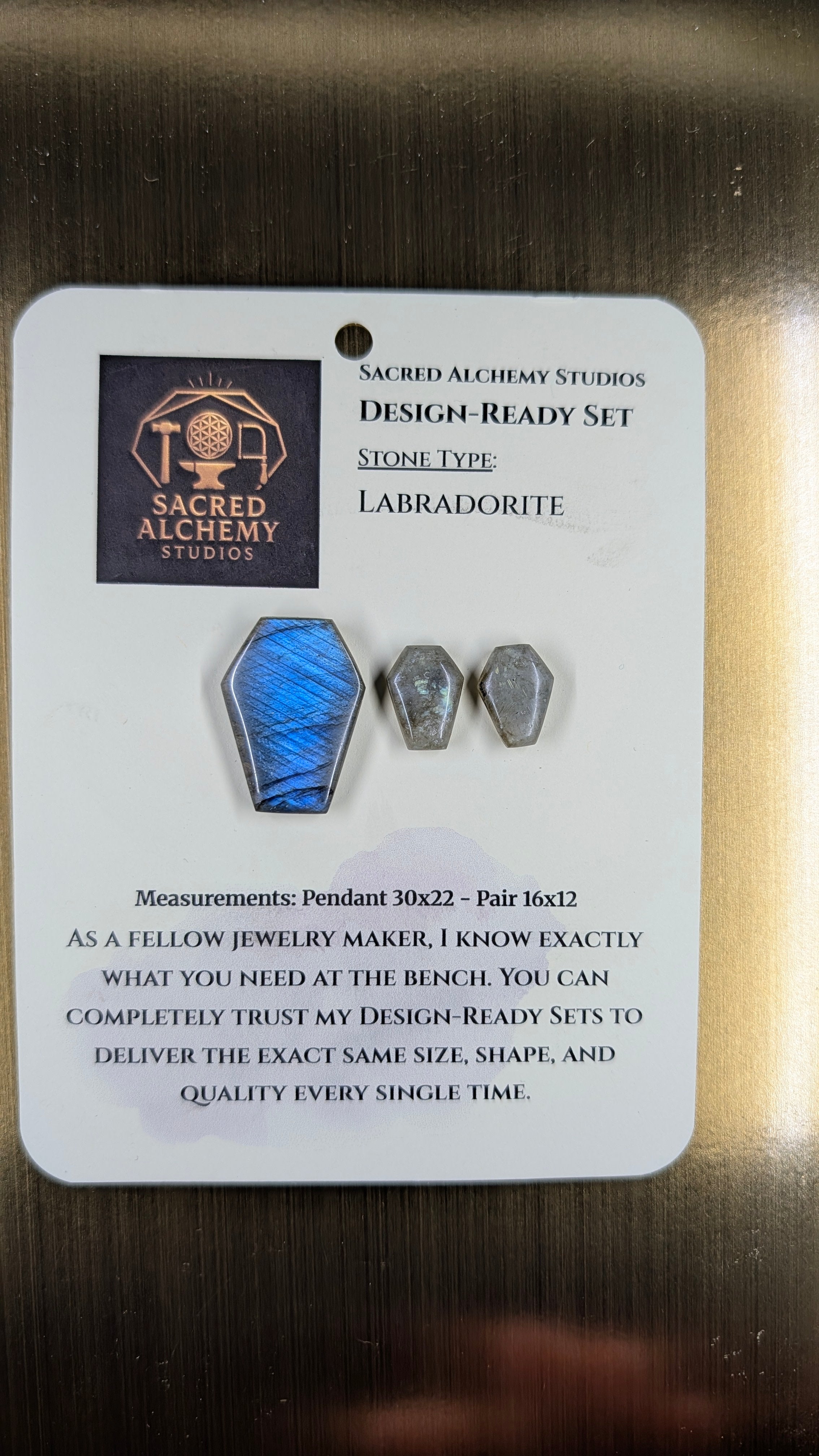 Coffin Shape - Labradorite - Design-Ready Set