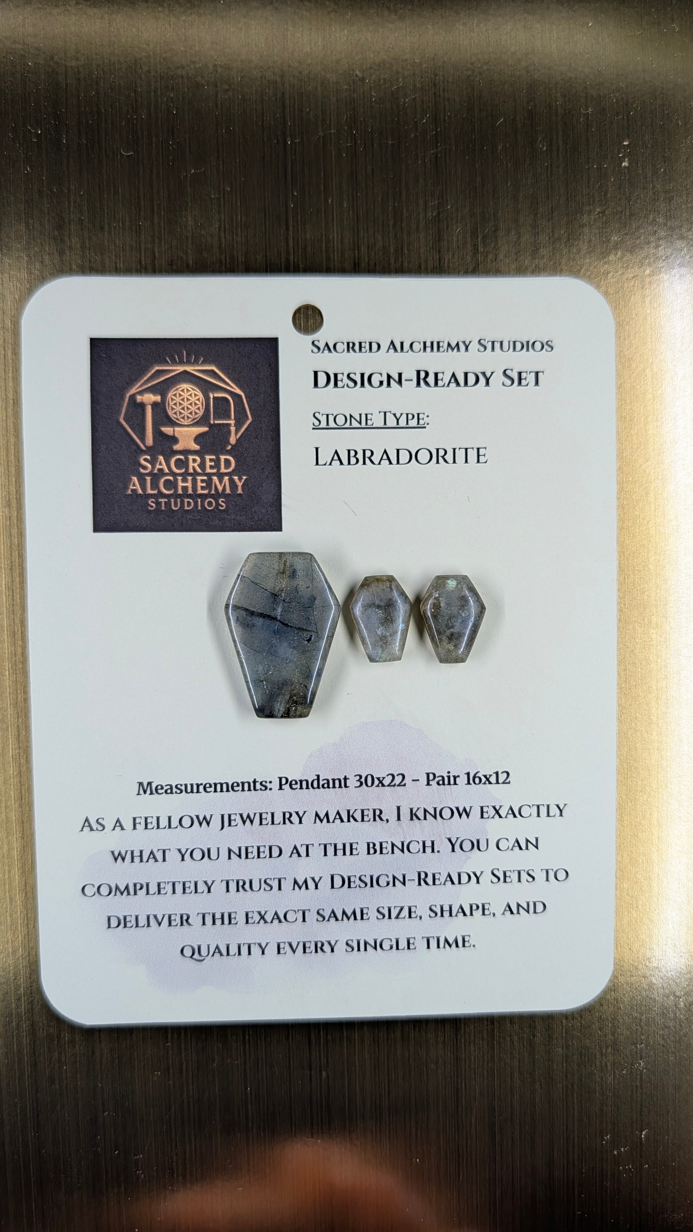 Coffin Shape - Labradorite - Design-Ready Set