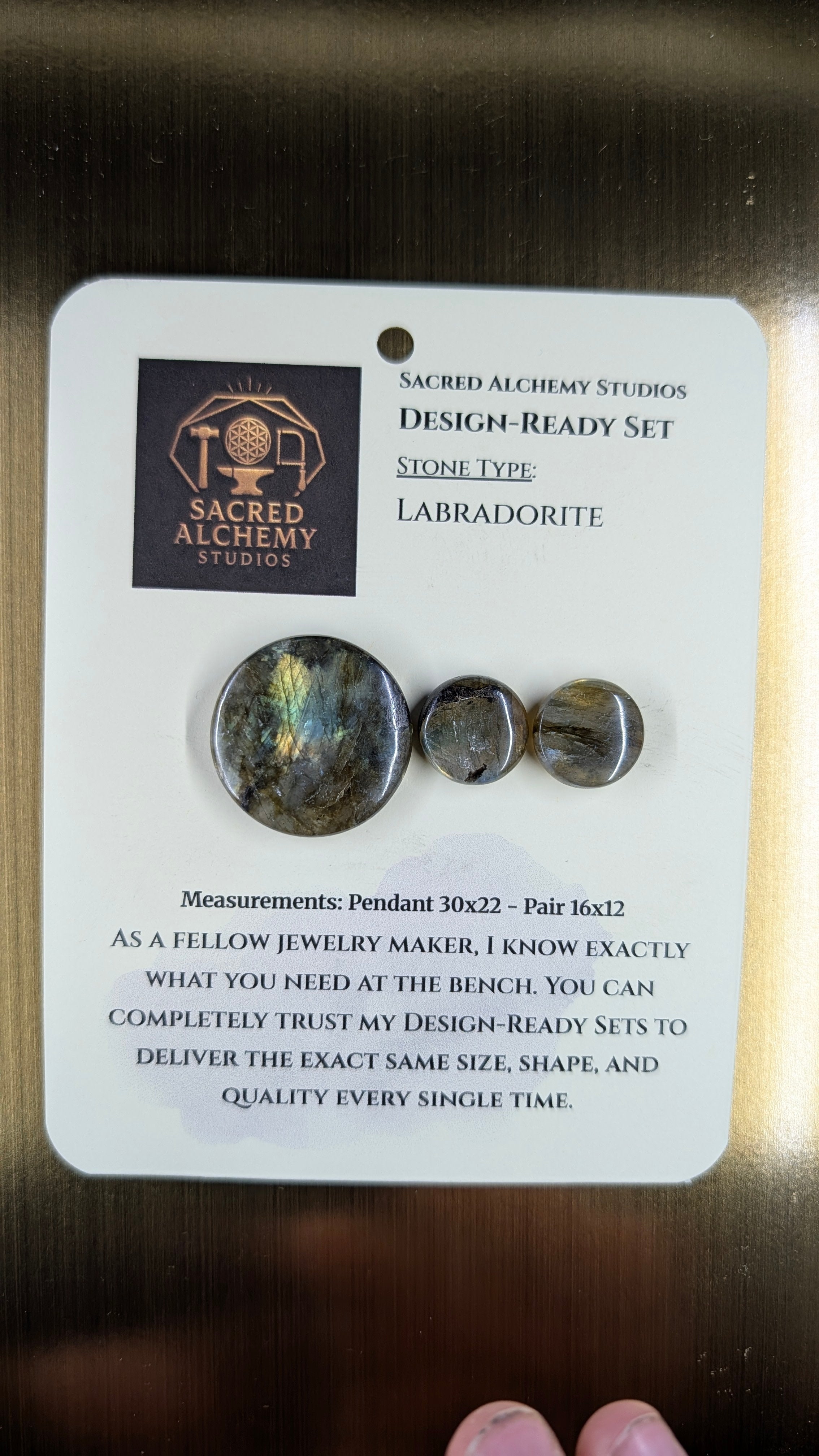 Circle Shape - Labradorite - Design-Ready Set