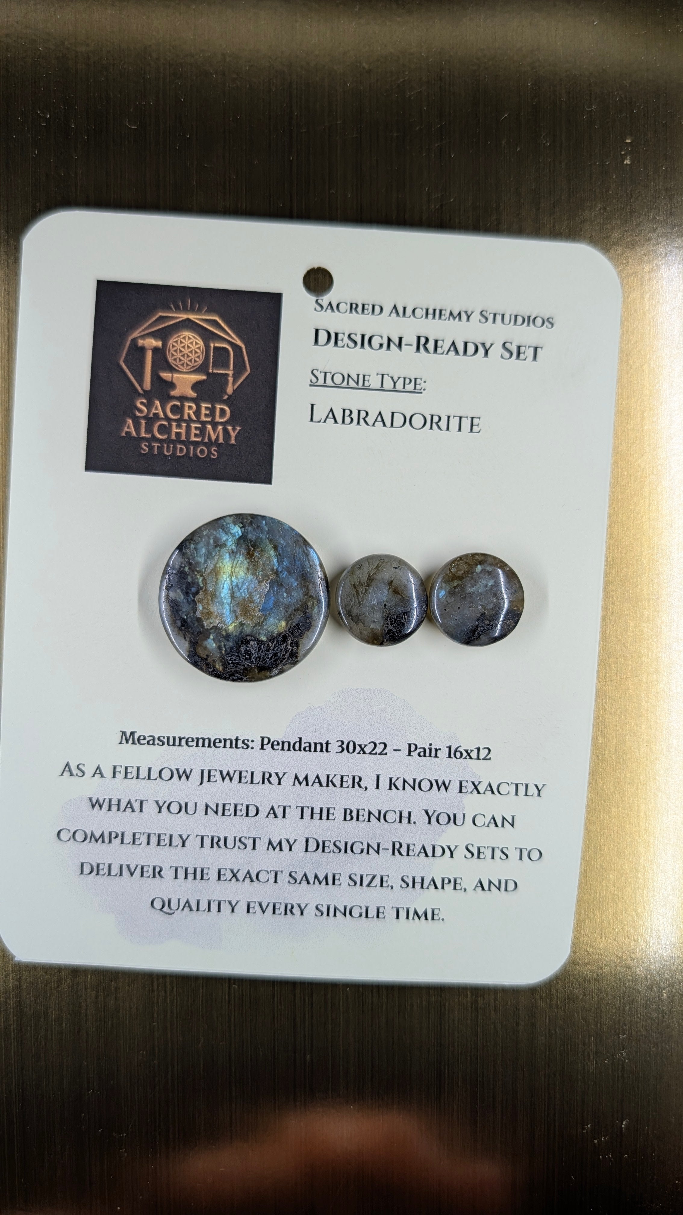 Circle Shape - Labradorite - Design-Ready Set